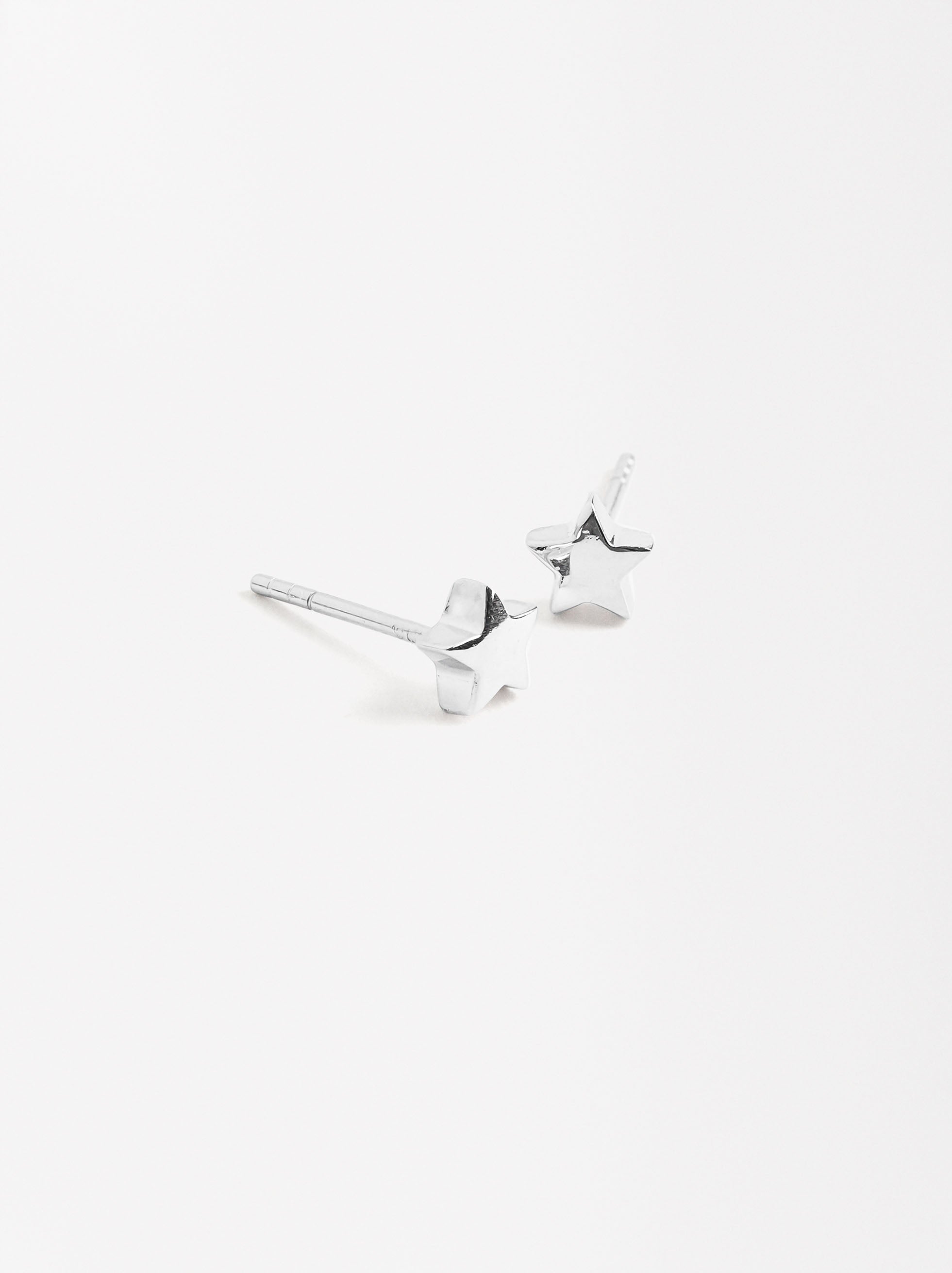 Aretes De Estrellas - Plata De Ley 925