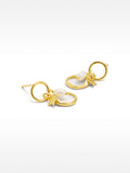 Aretes Con Perlas - Plata De Ley 925