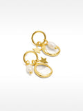 Aretes Con Perlas - Plata De Ley 925