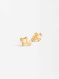 Aretes Cruz Con Perlas - Plata De Ley 925