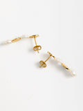 Aretes Largos De Perlas - Plata De Ley 925
