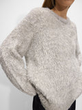 Jersey De Punto Con Efecto Pelo