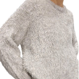 Jersey De Punto Con Efecto Pelo