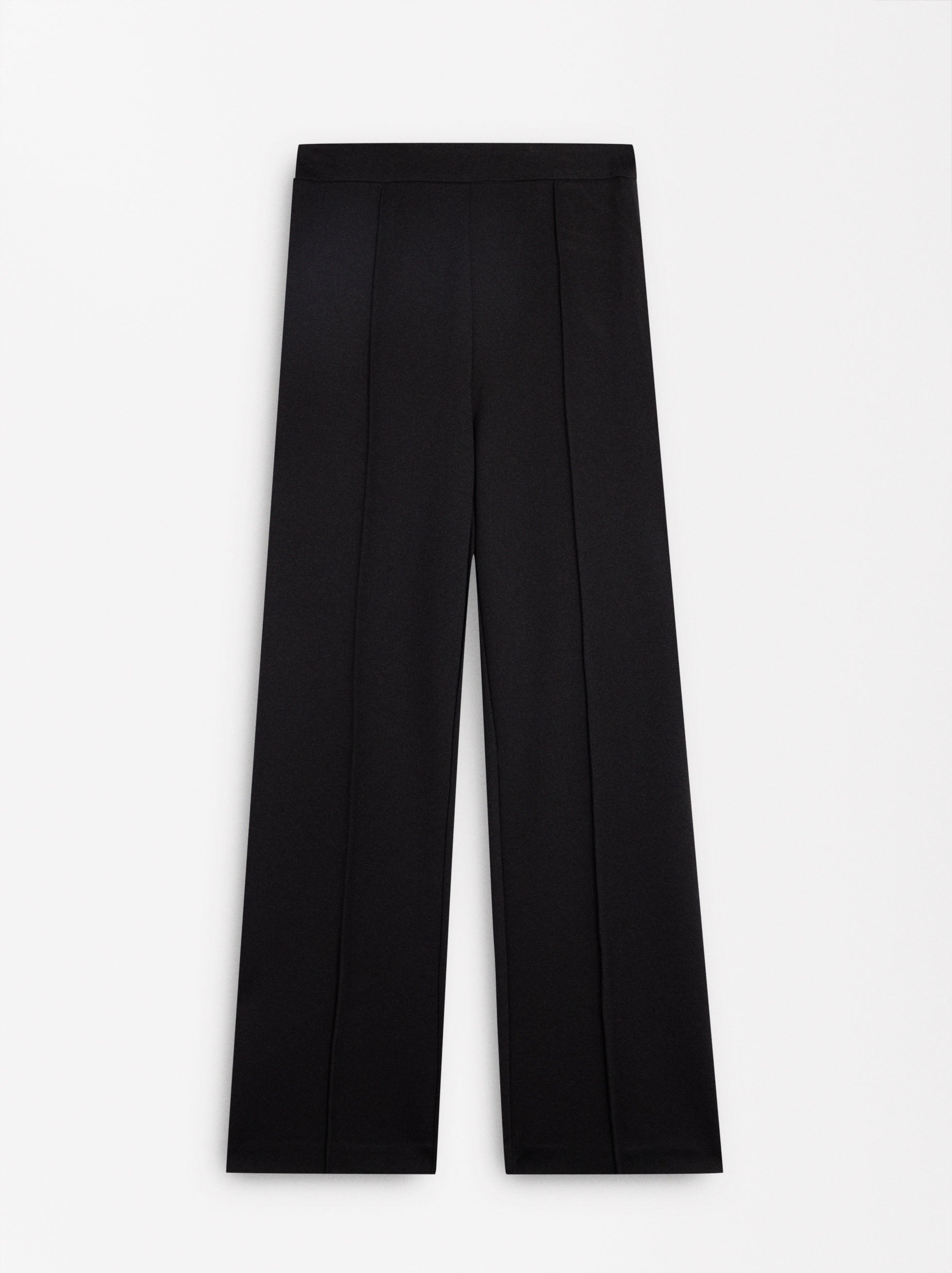 Pantalón Con Detalle De Costuras