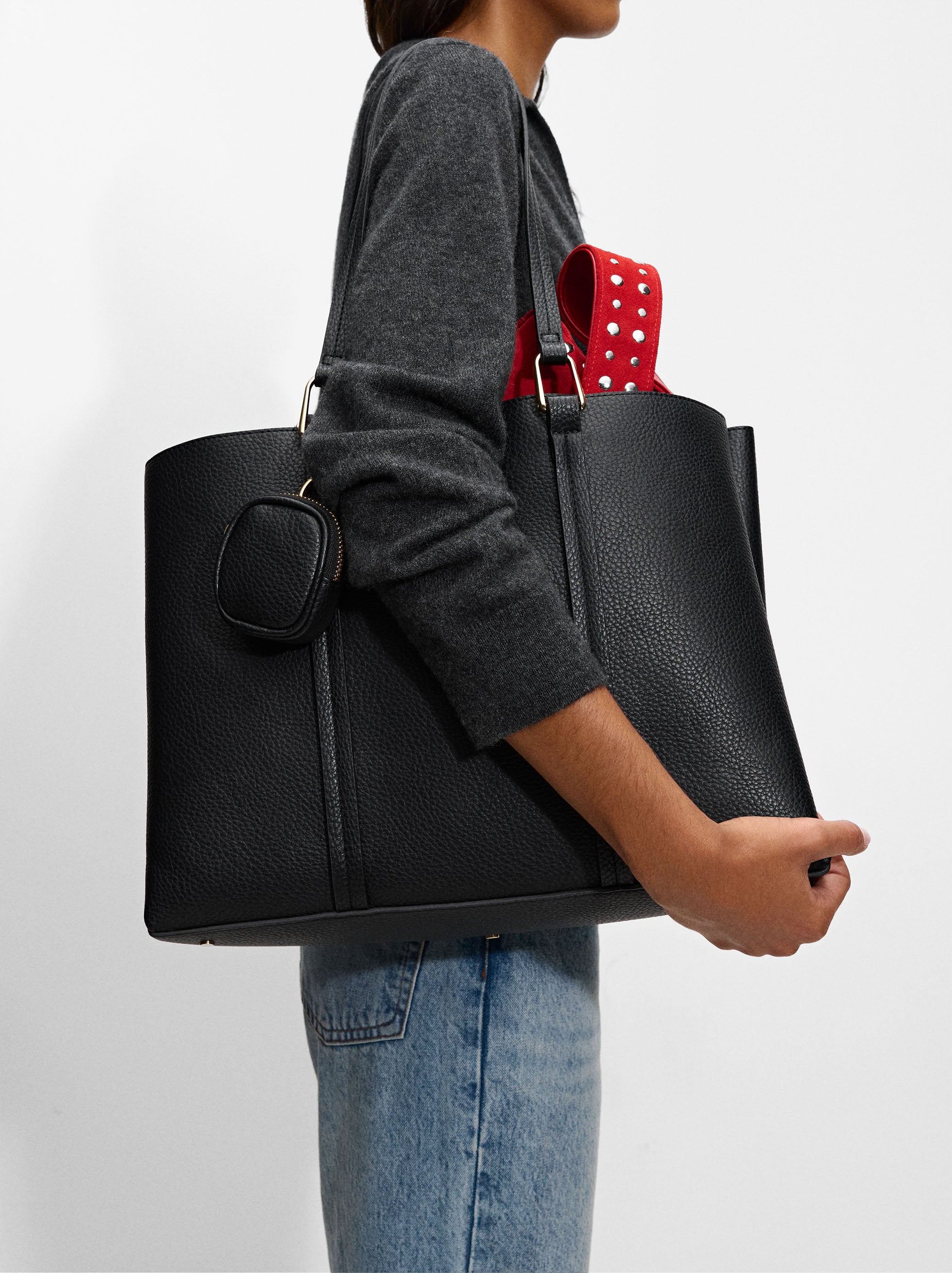 Bolso Shopper De Asas Dobles