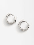 Aretes Con Circonitas - Plata De Ley 925