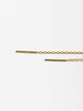Aretes Largos Rayo - Plata De Ley 925