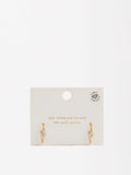 Aretes Largos Rayo - Plata De Ley 925