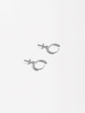 Aretes Cruz Con Circonias - Plata De Ley 925