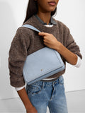 Bolso De Hombro Con Piel Y Cierre De Solapa