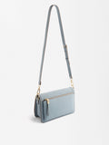Bolso De Hombro Con Piel Y Cierre De Solapa