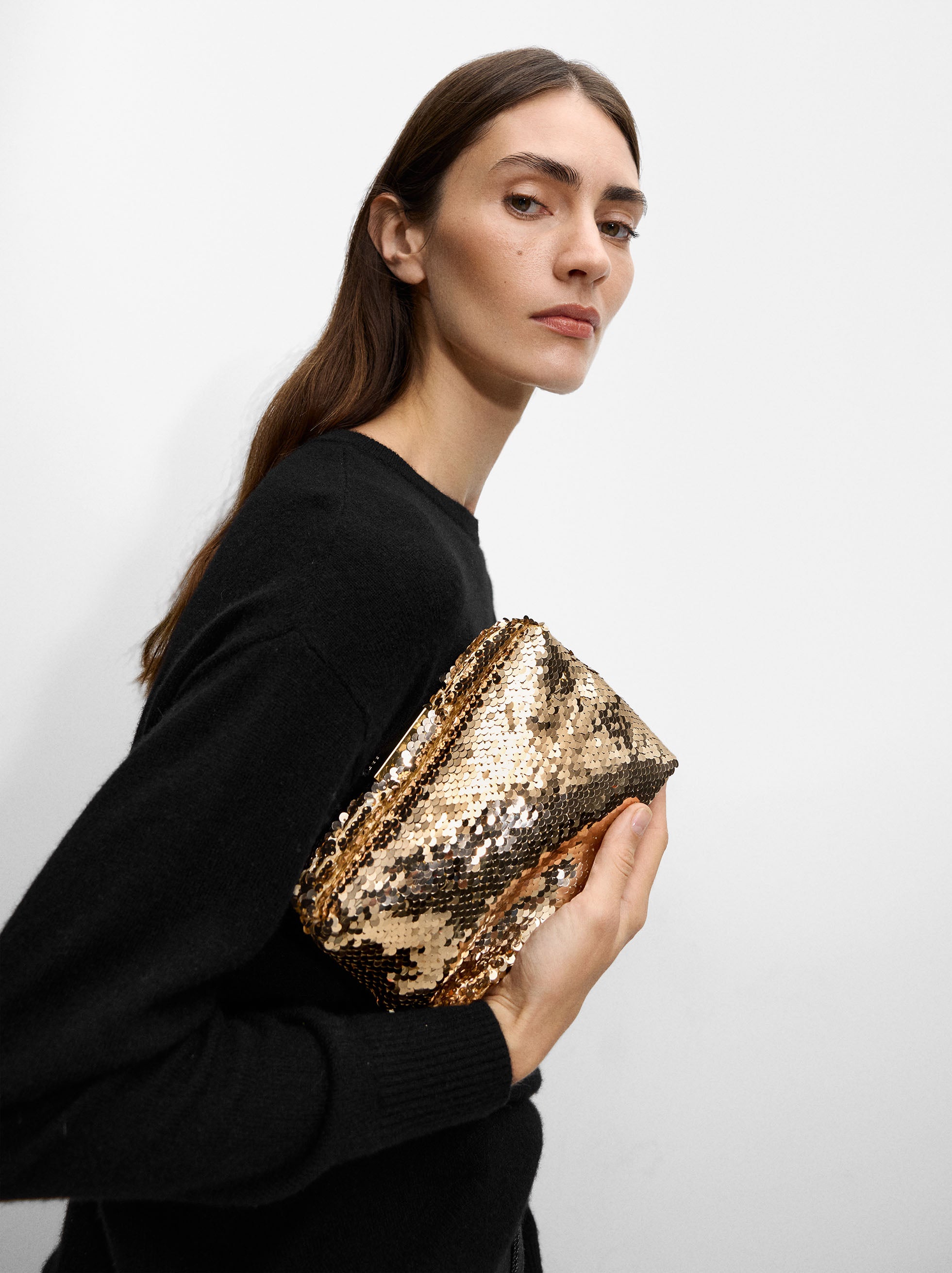 Bolso De Fiesta Con Lentejuelas