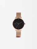 Reloj Pulsera De Malla Metálica De Acero