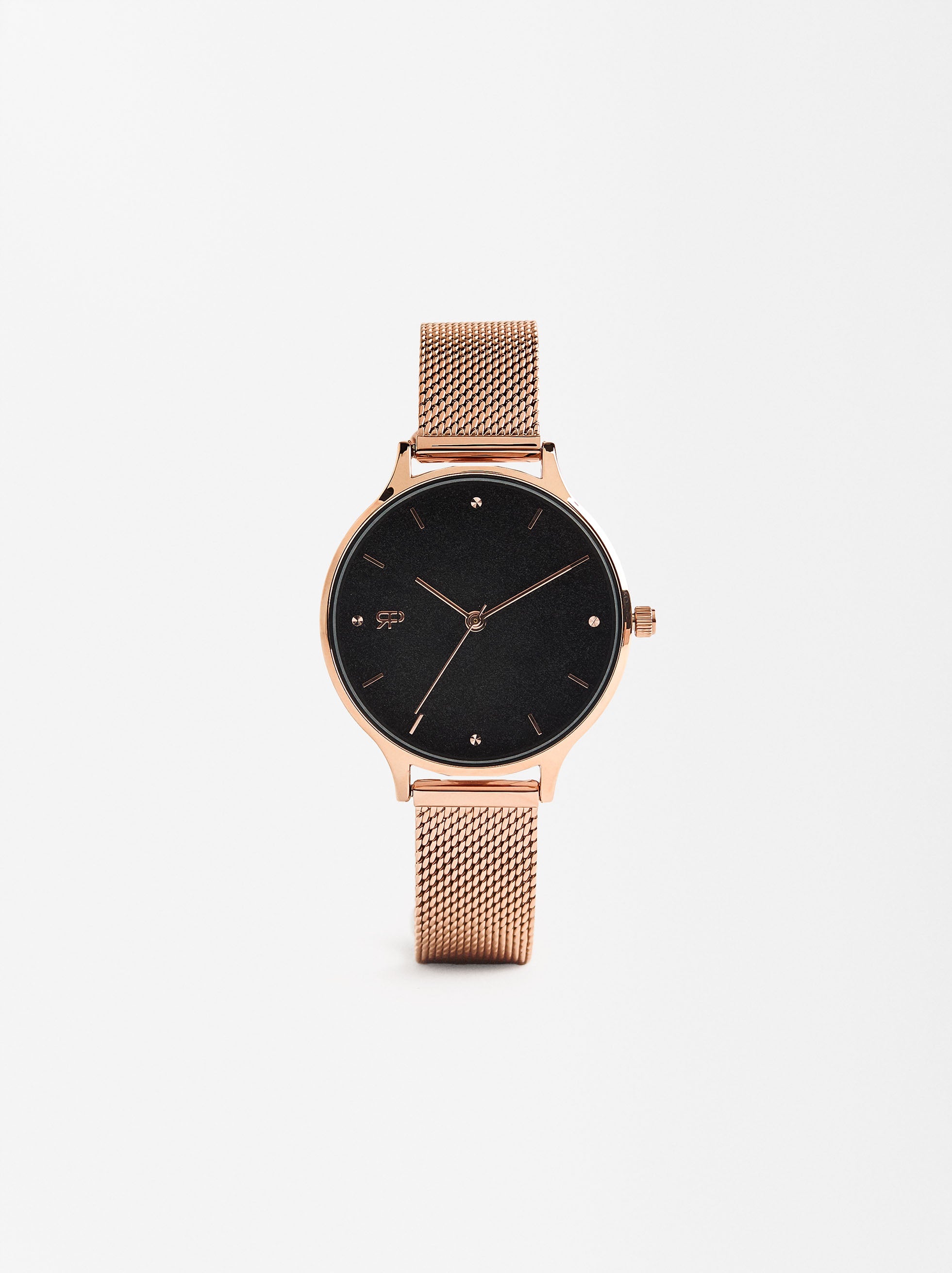 Reloj Pulsera De Malla Metálica De Acero