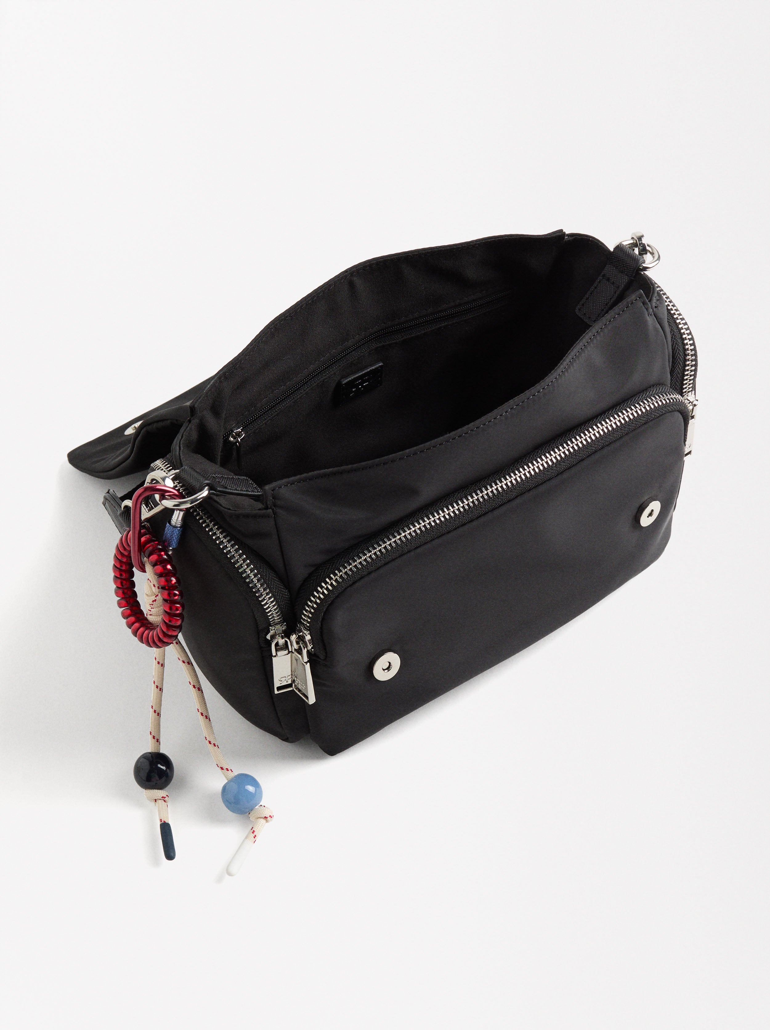 Bolso Bandolera Con Solapa