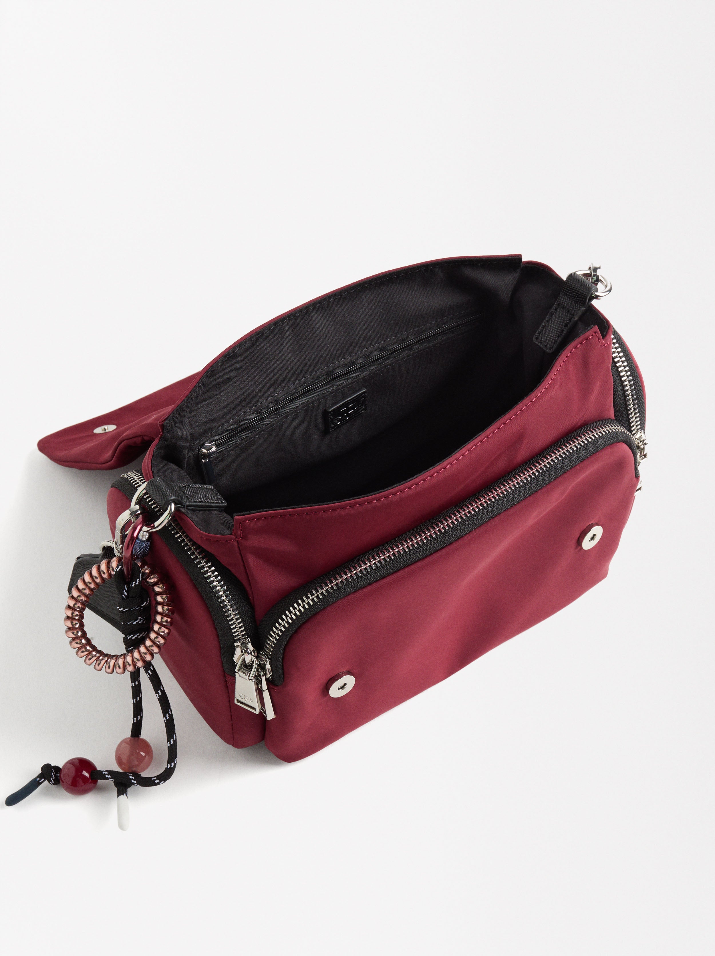 Bolso Bandolera Con Solapa