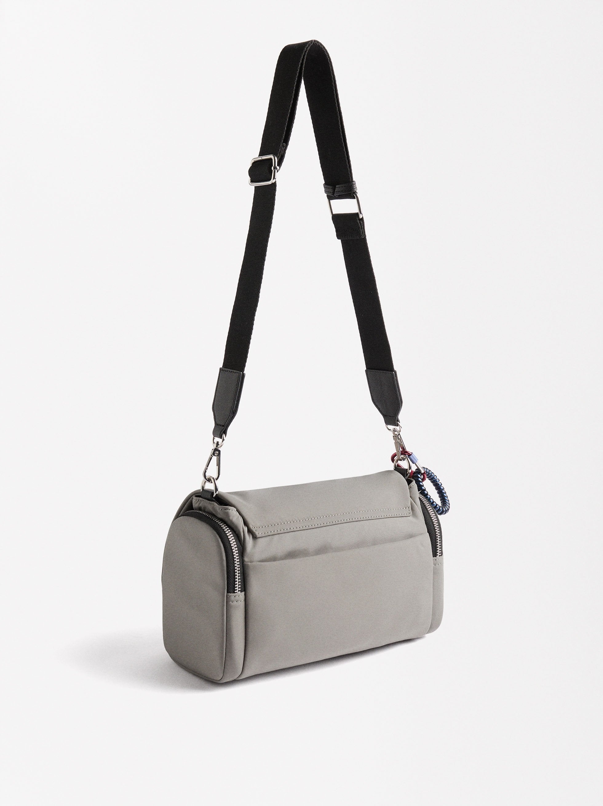 Bolso Bandolera Con Solapa