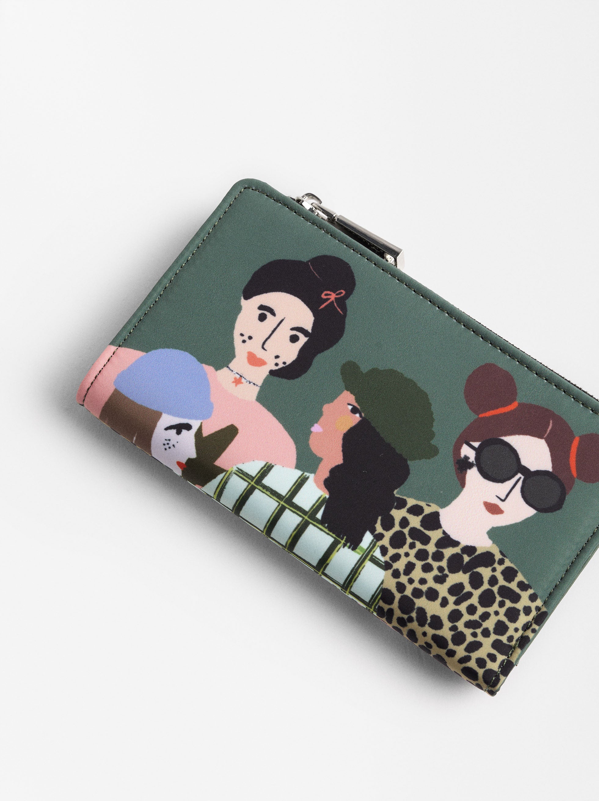 Billetera Estampada De Nylon
