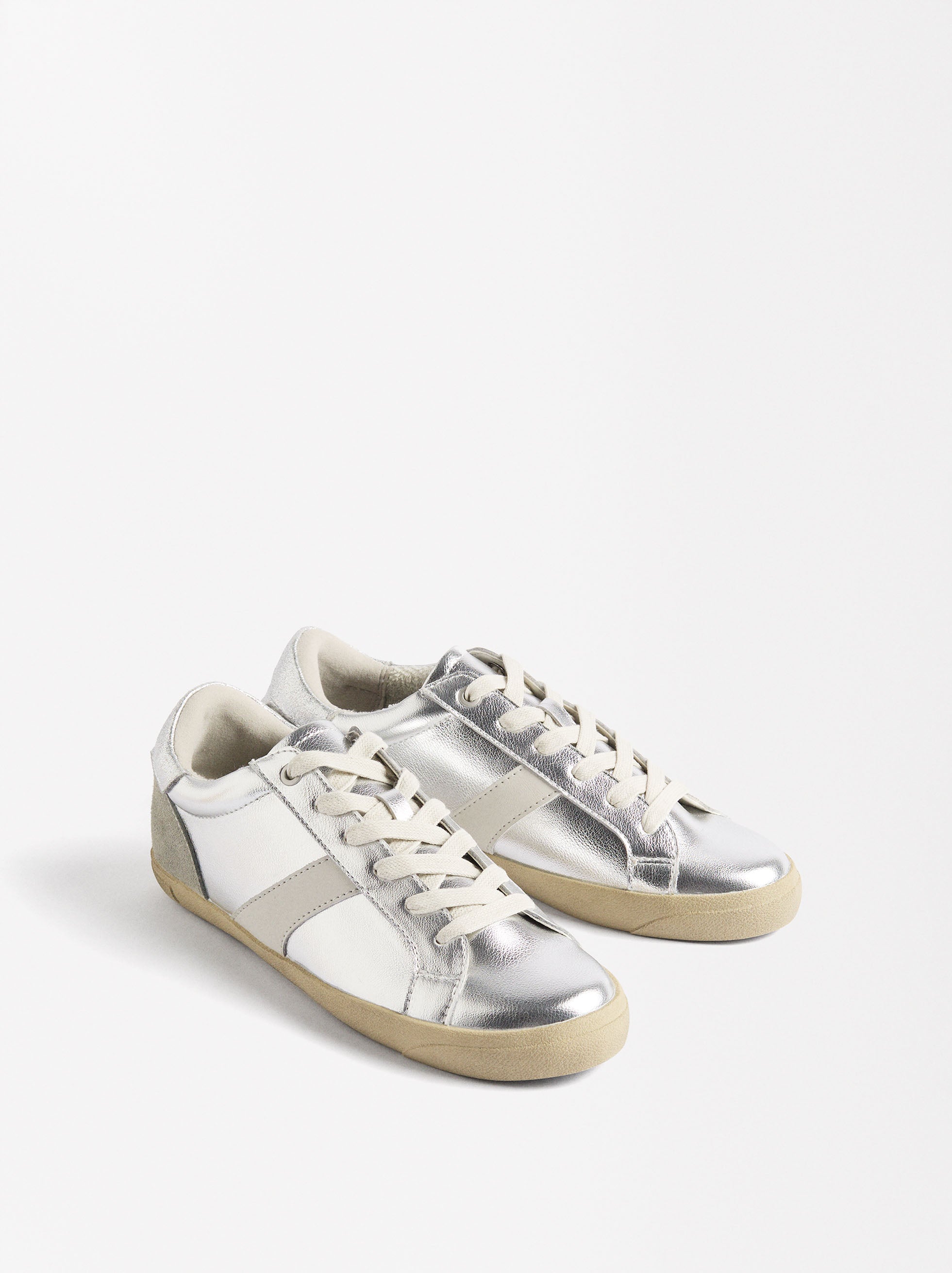 Zapatillas Contraste Metalizadas