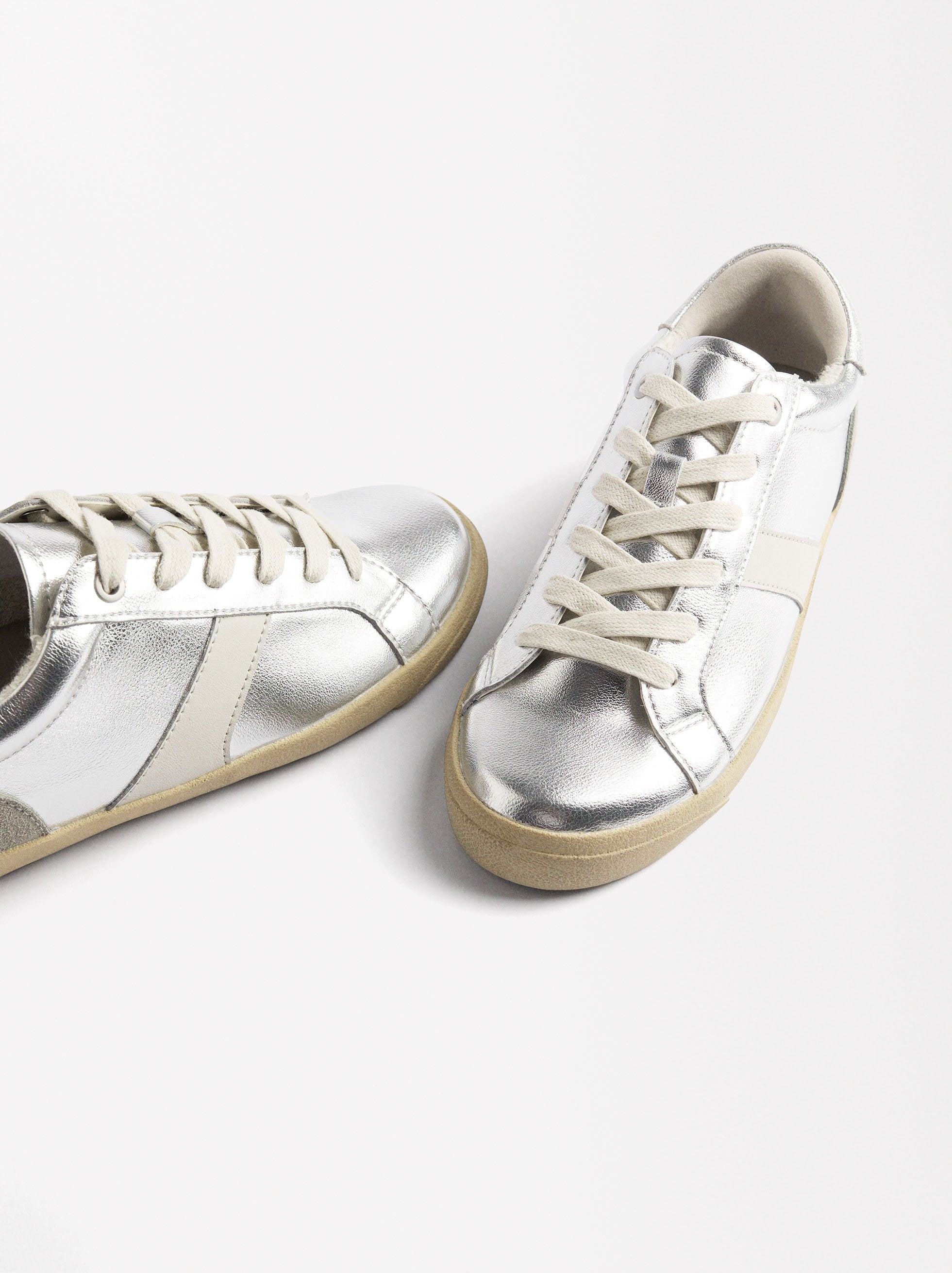 Zapatillas Contraste Metalizadas