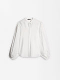 Blusa Con Manga Abullonada
