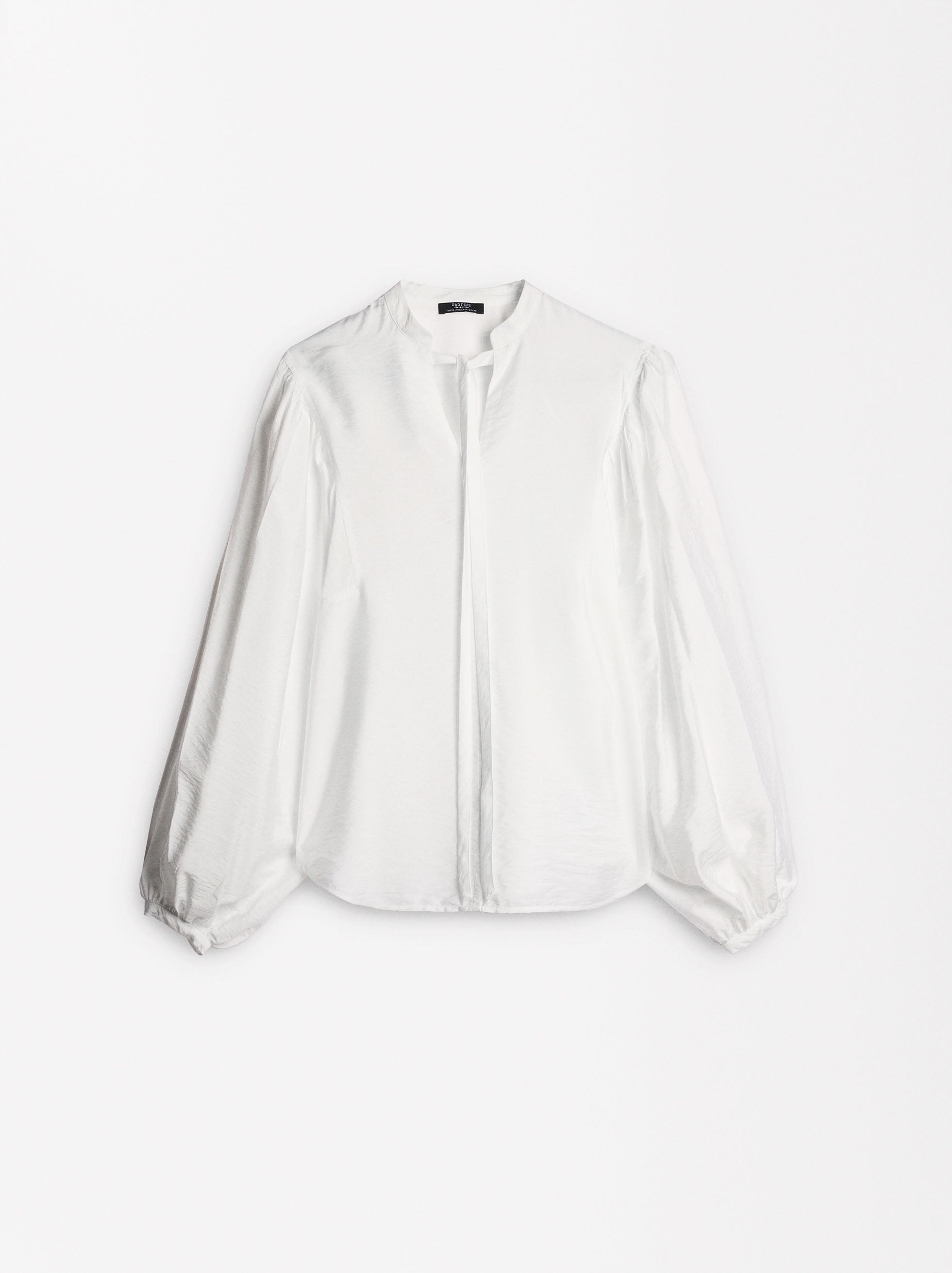 Blusa Con Manga Abullonada