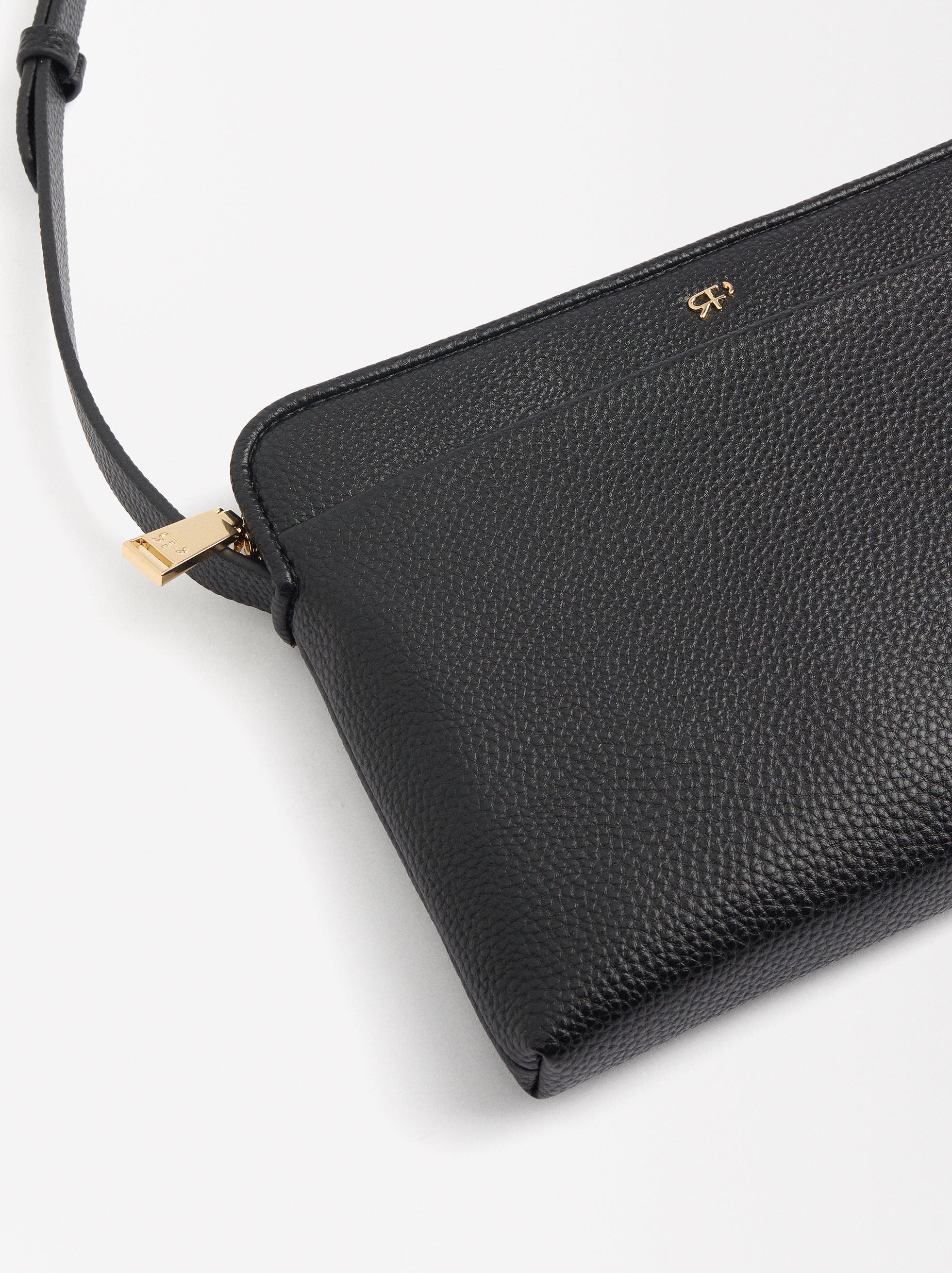 Bolso Bandolera Con Bolsillo Exterior