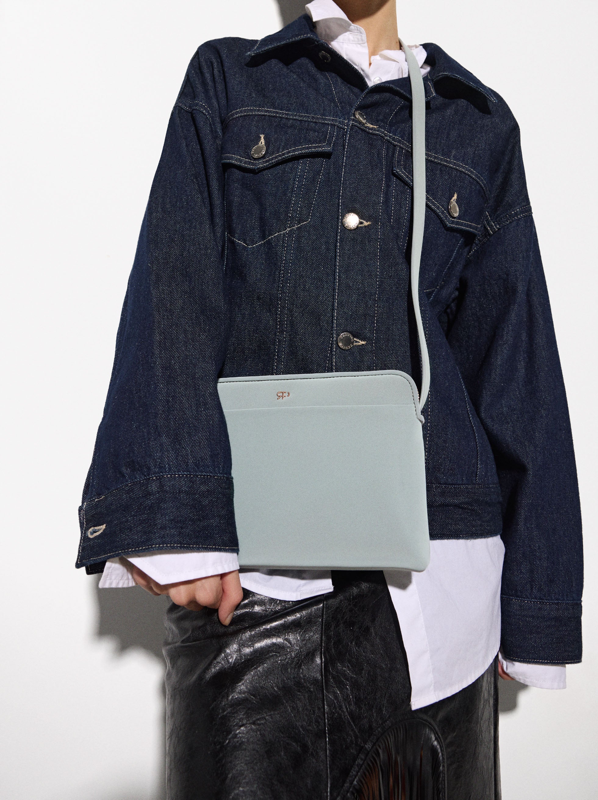 Cartera Bandolera Textura Suave