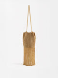 Bolso De Fiesta Con Abalorios Y Flecos