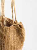 Bolso De Fiesta Con Abalorios Y Flecos