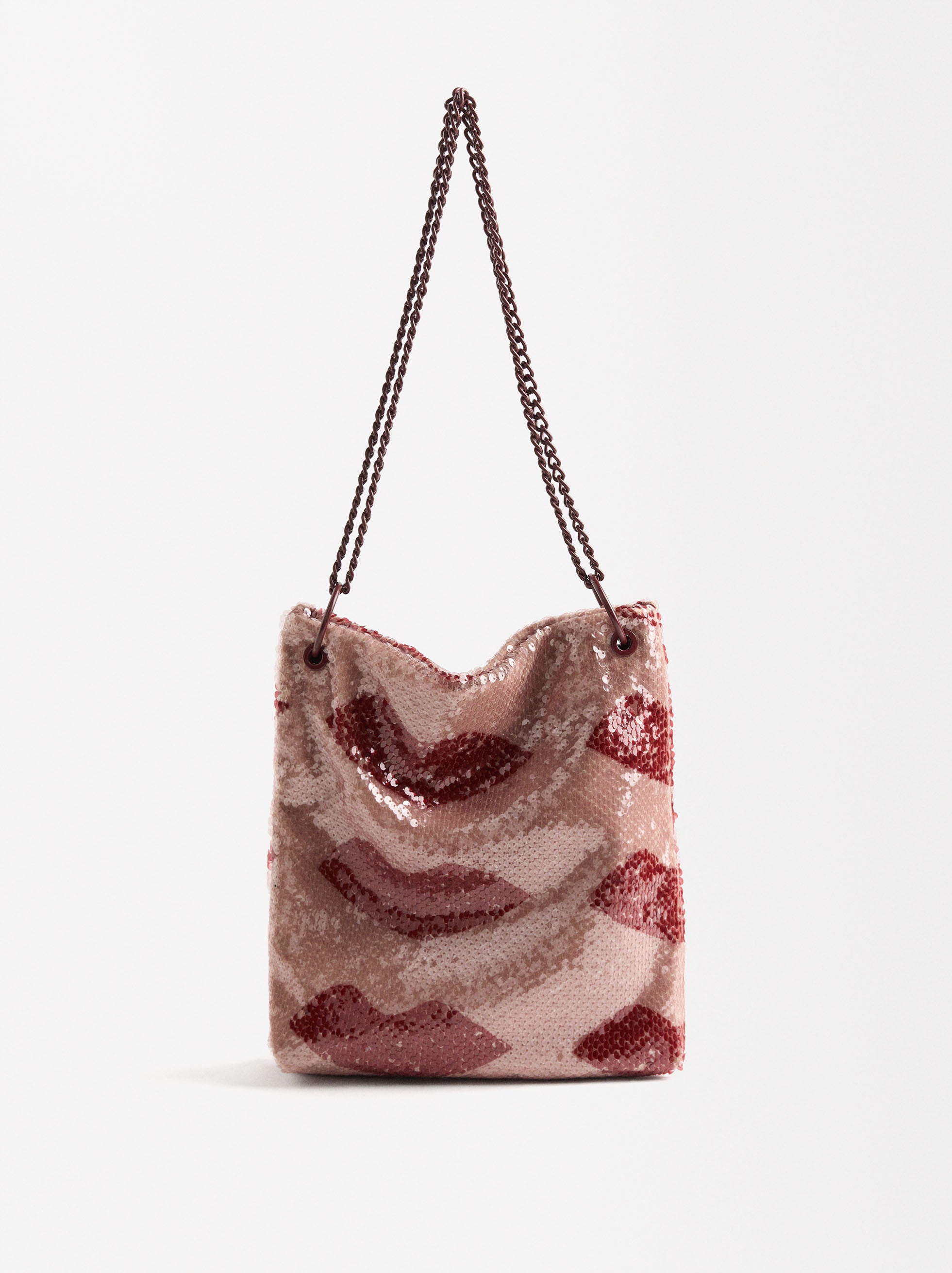 Bolso De Hombro Con Lentejuelas