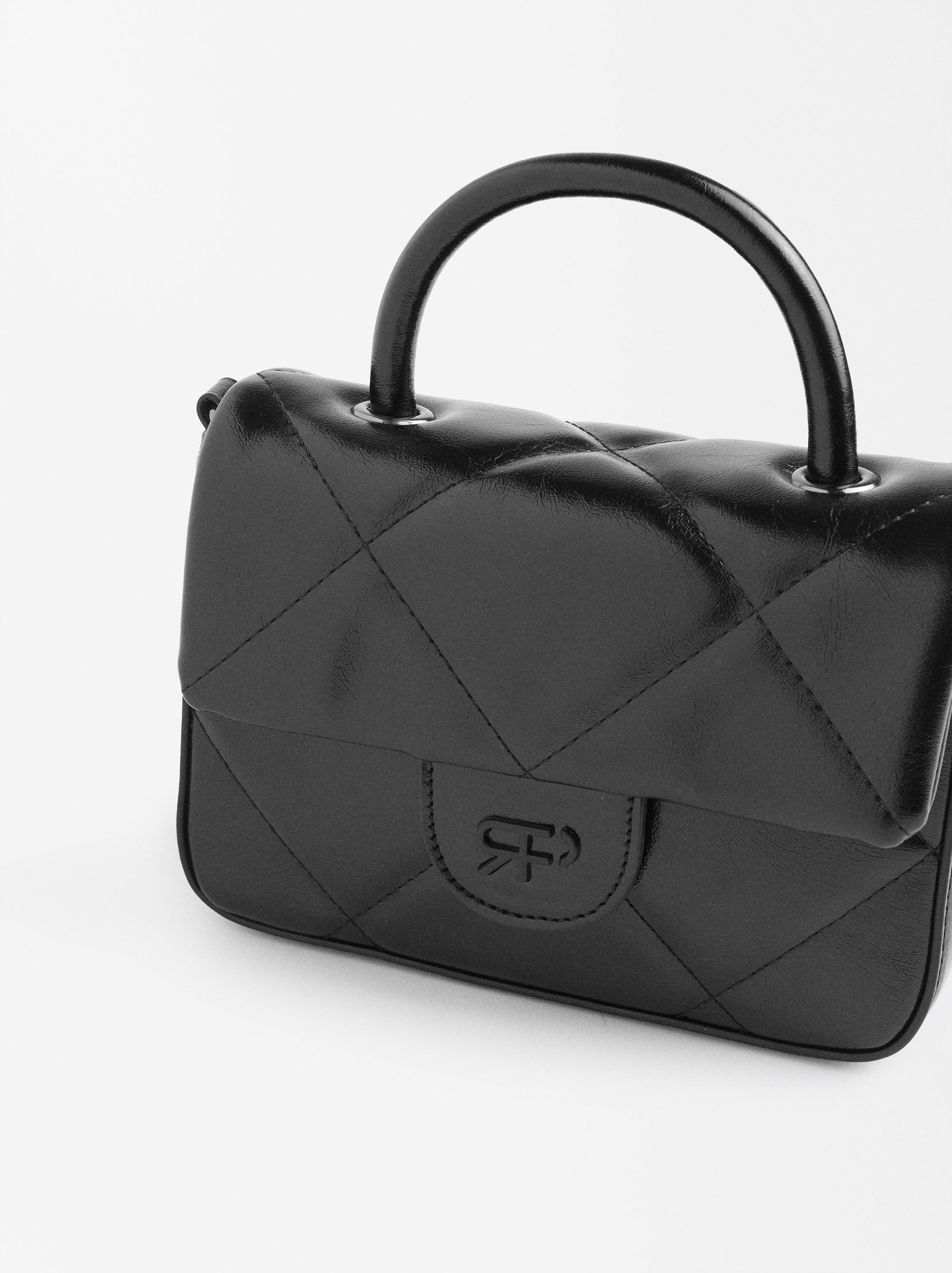 Bolso De Mano Acolchado