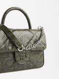 Bolso De Mano Con Estampado Animal