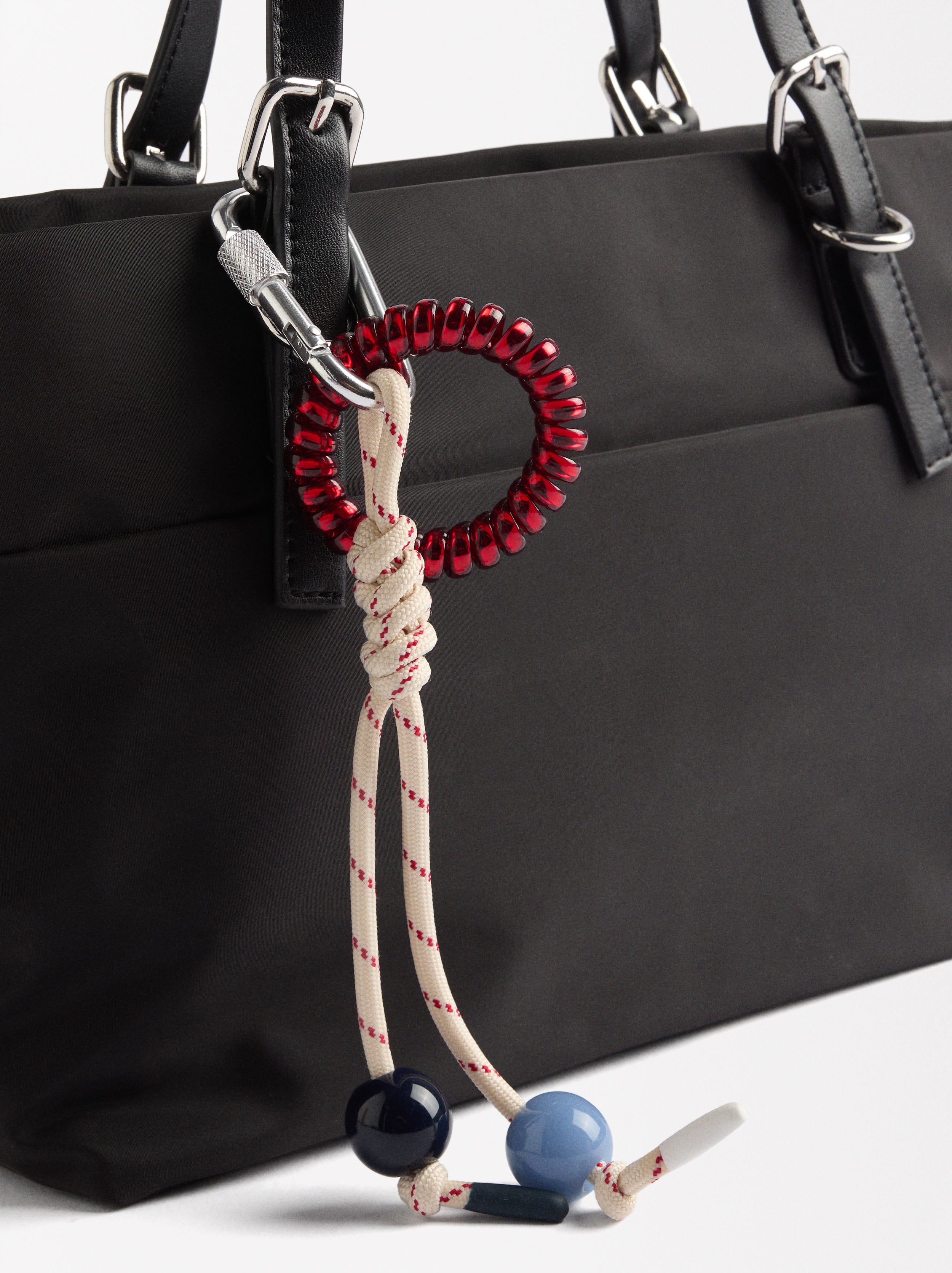 Bolso Tote De Nylon Com Bandolera M