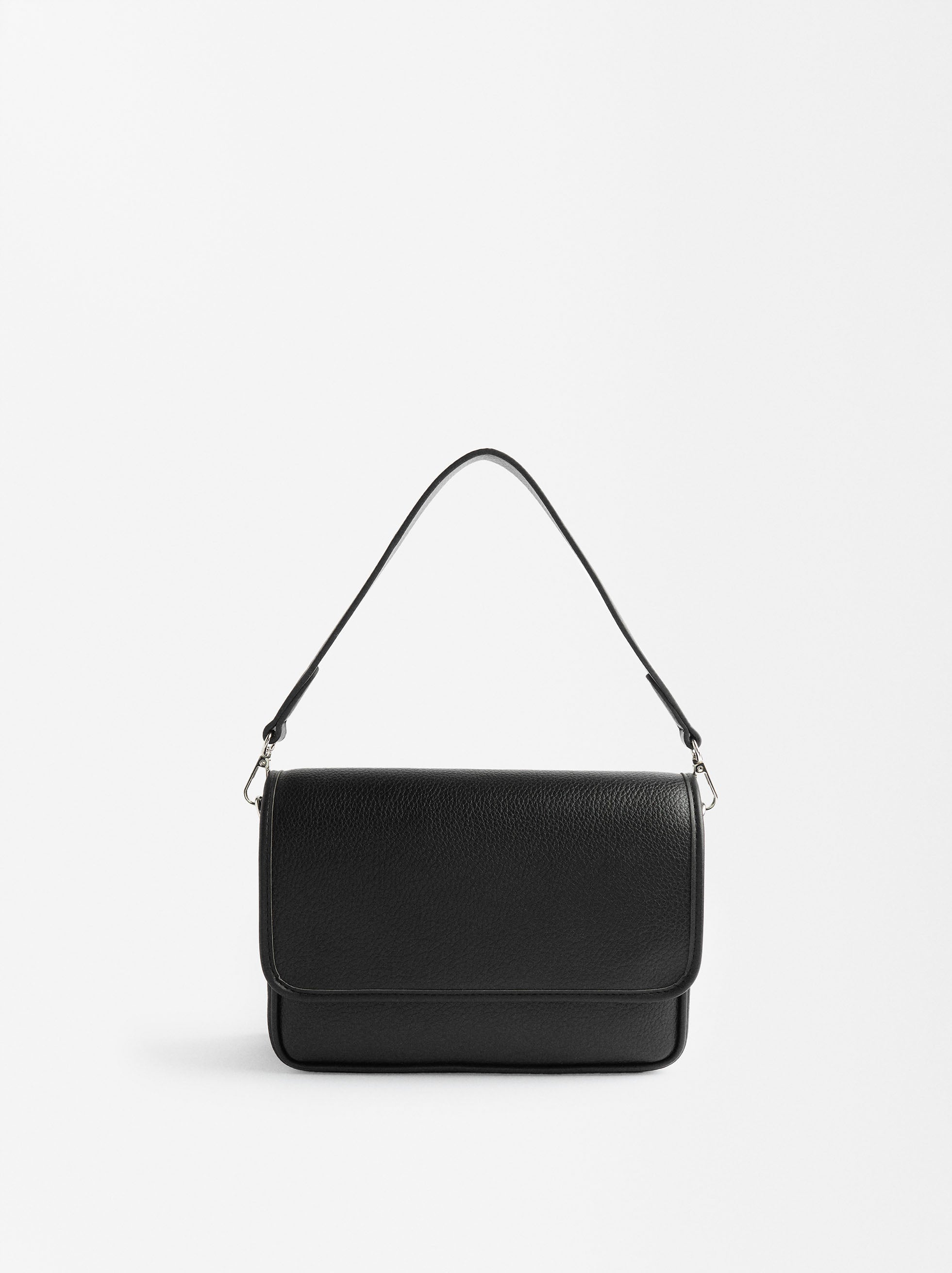 Cartera De Hombro Con Textura