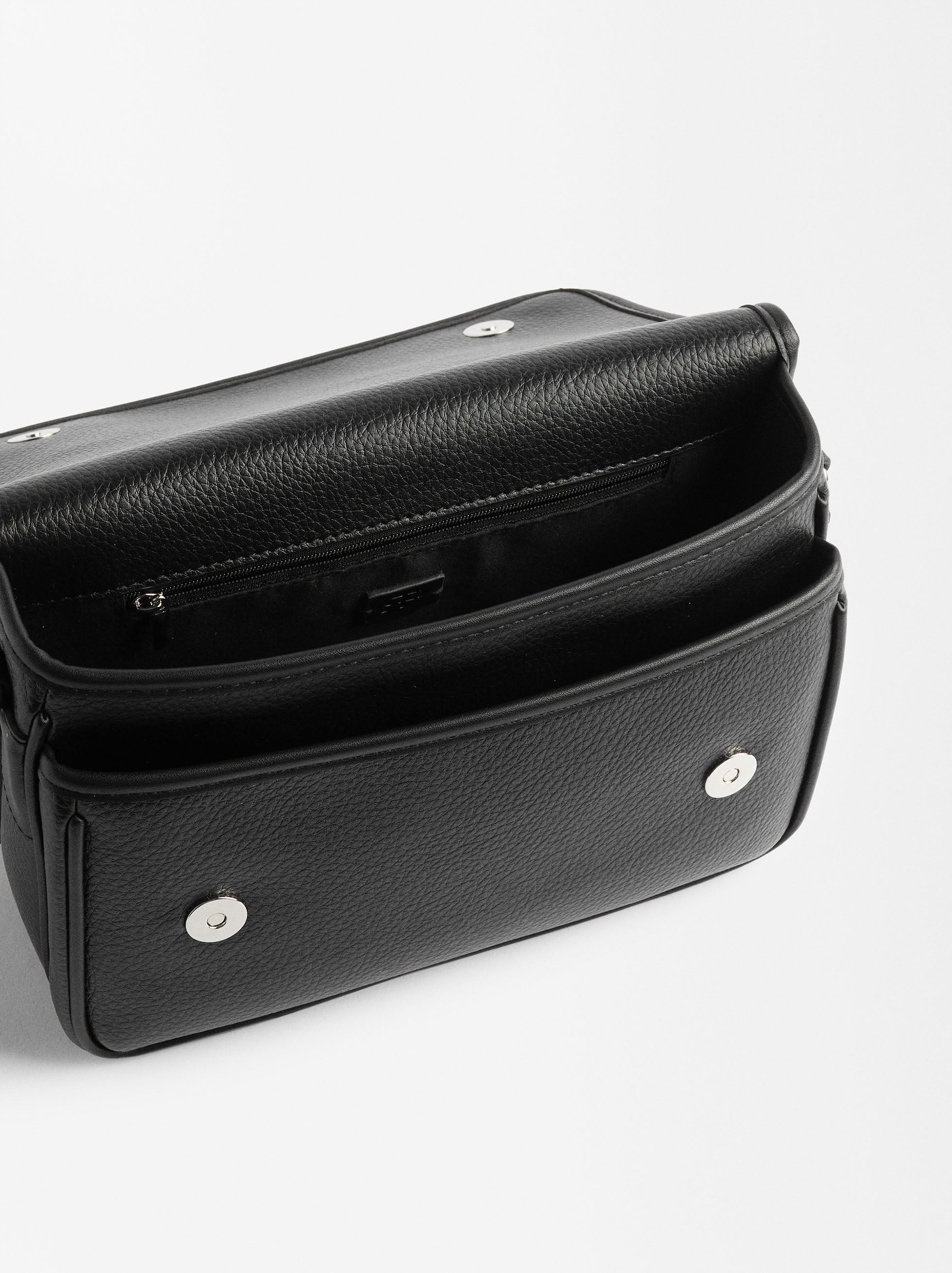 Bolso De Hombro Con Textura