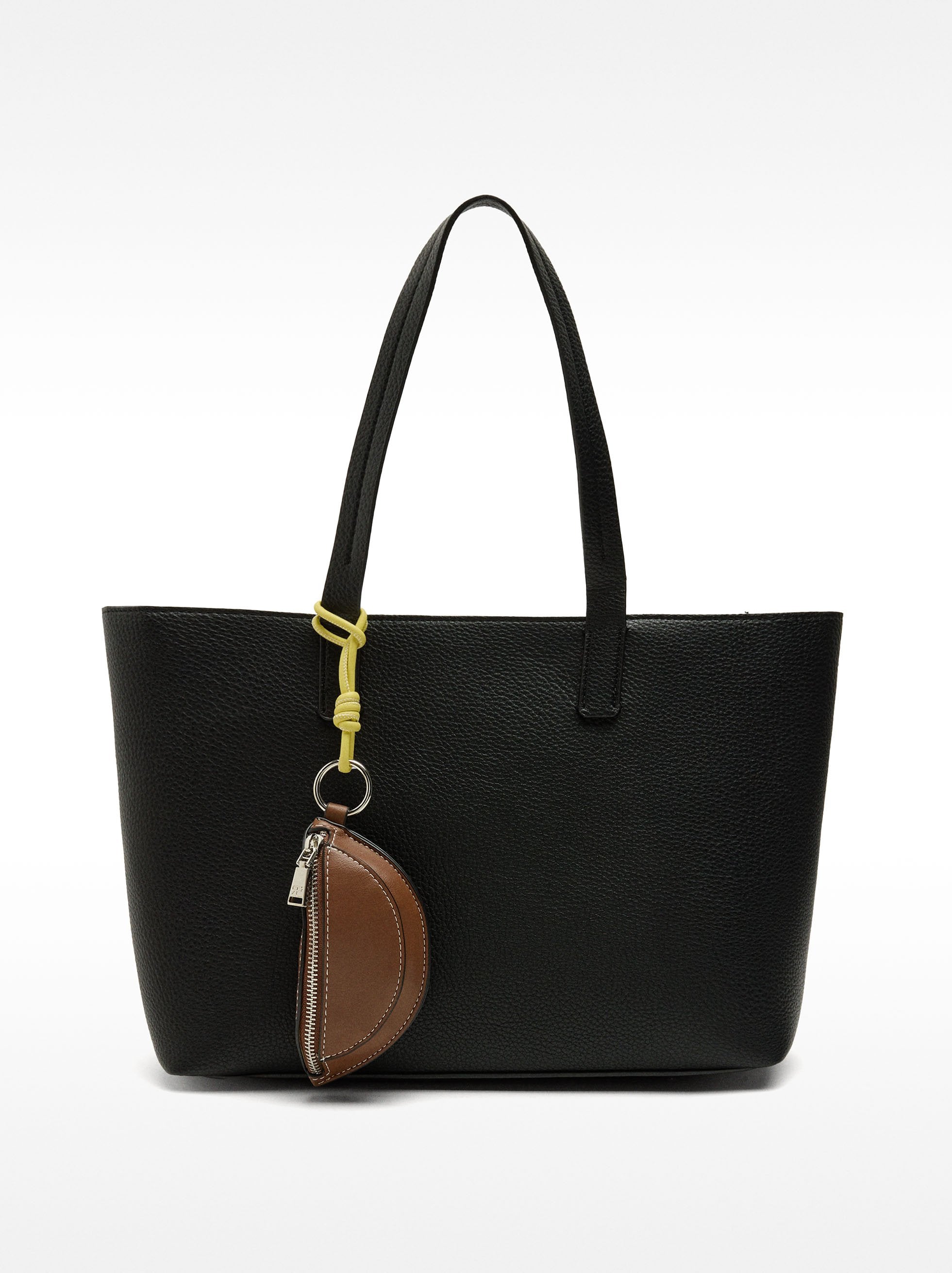 Cartera Shopper Con Textura