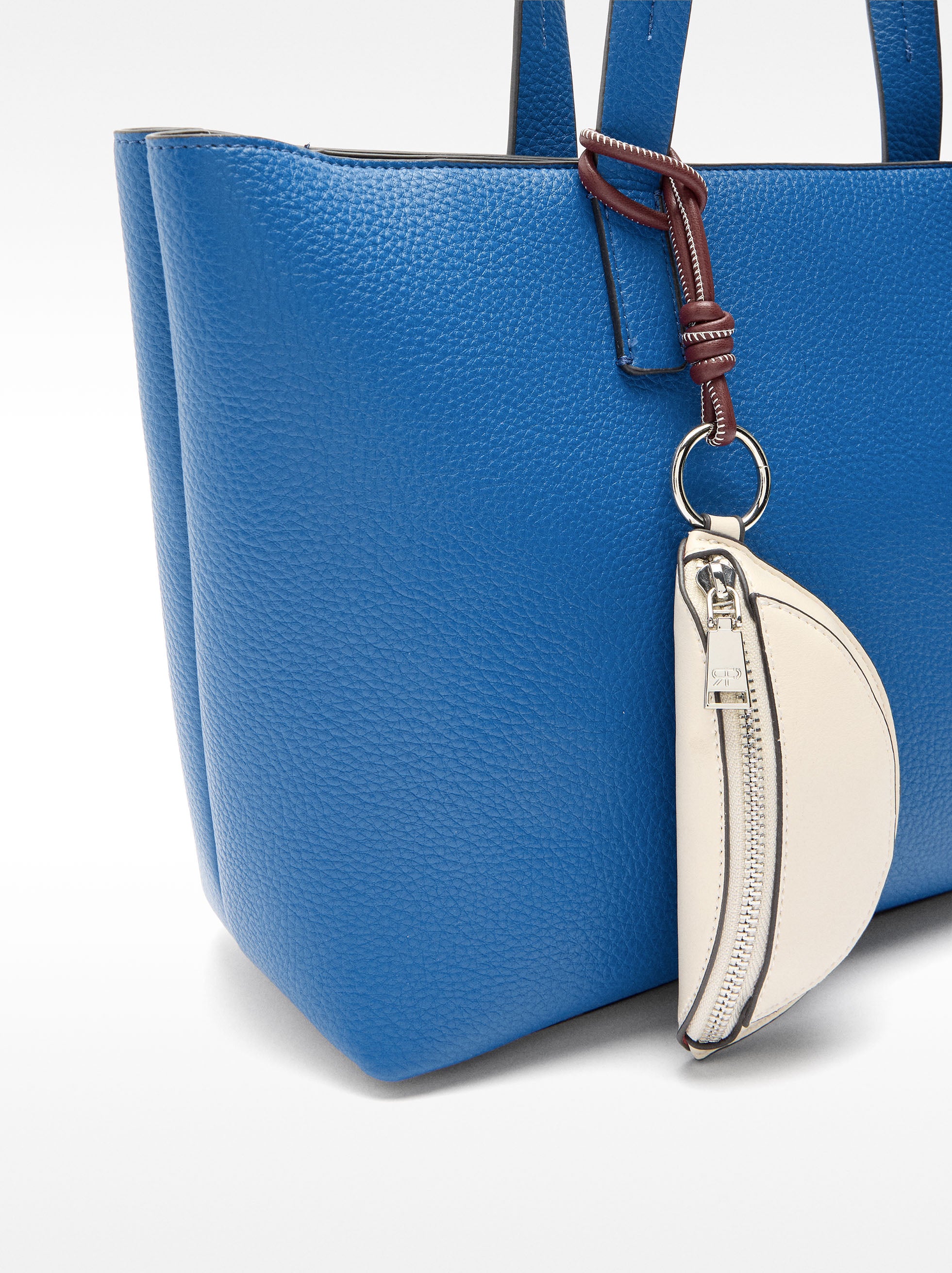 Cartera Shopper Con Textura