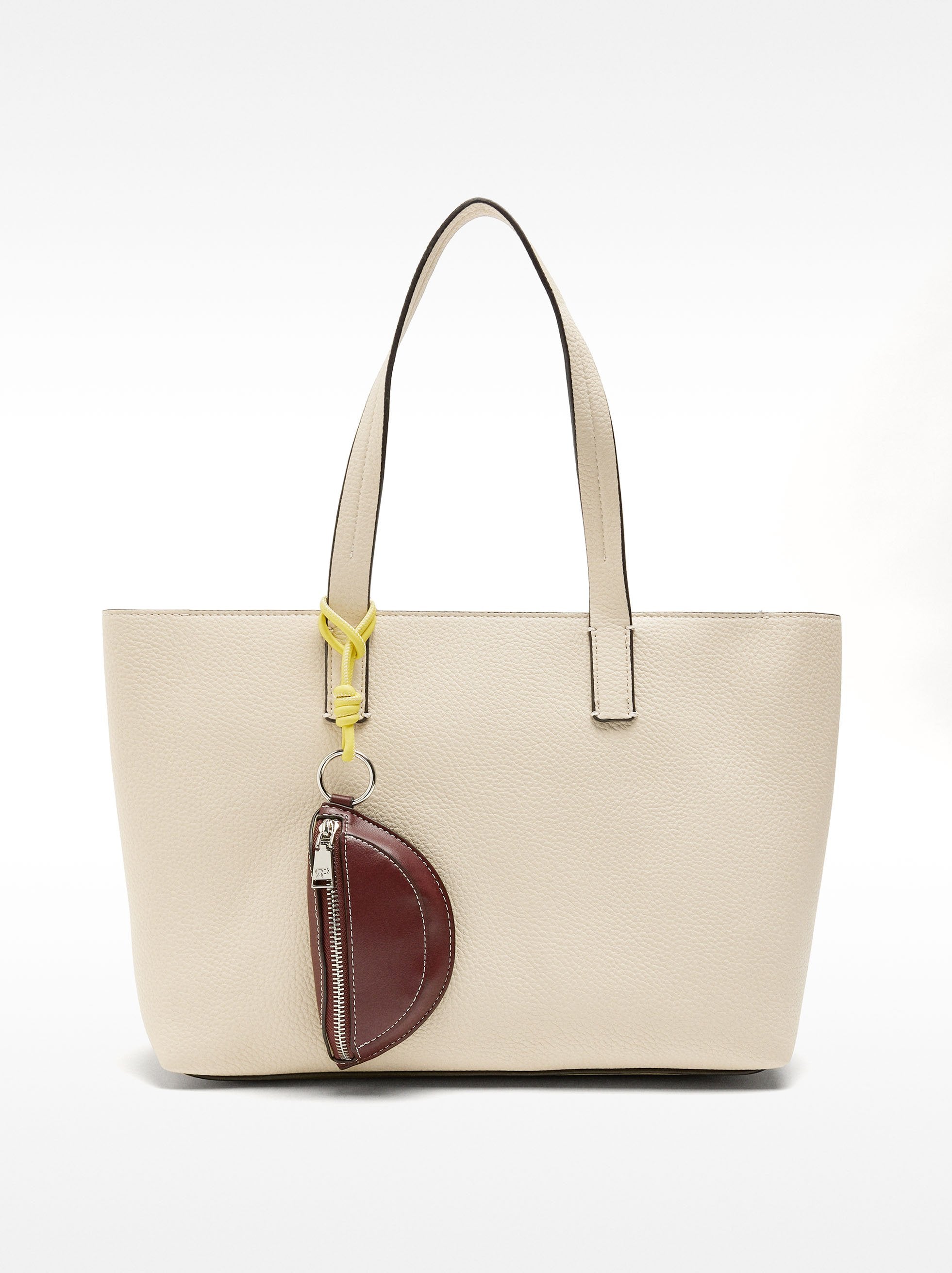 Cartera Shopper Con Textura