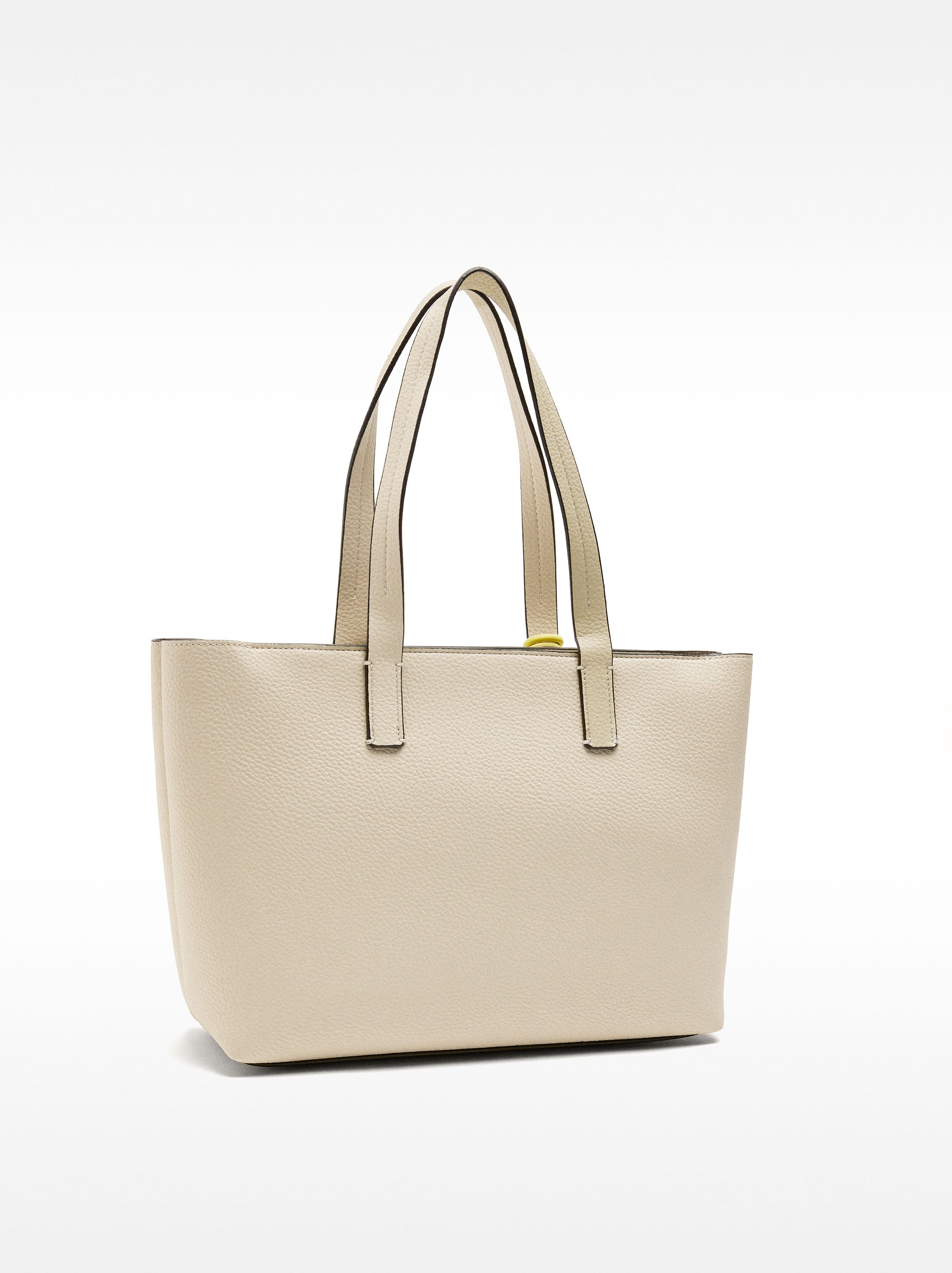 Cartera Shopper Con Textura