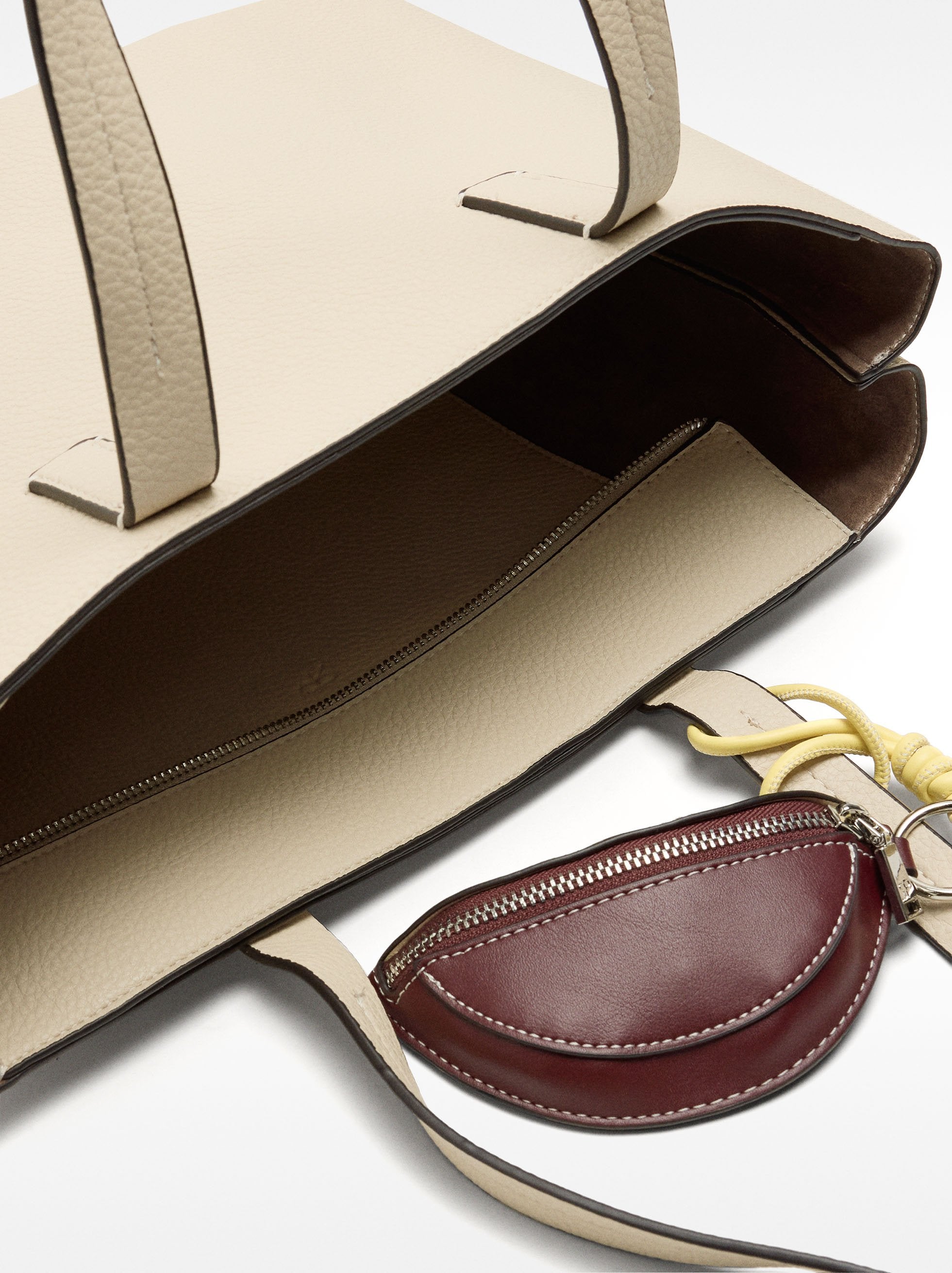 Cartera Shopper Con Textura