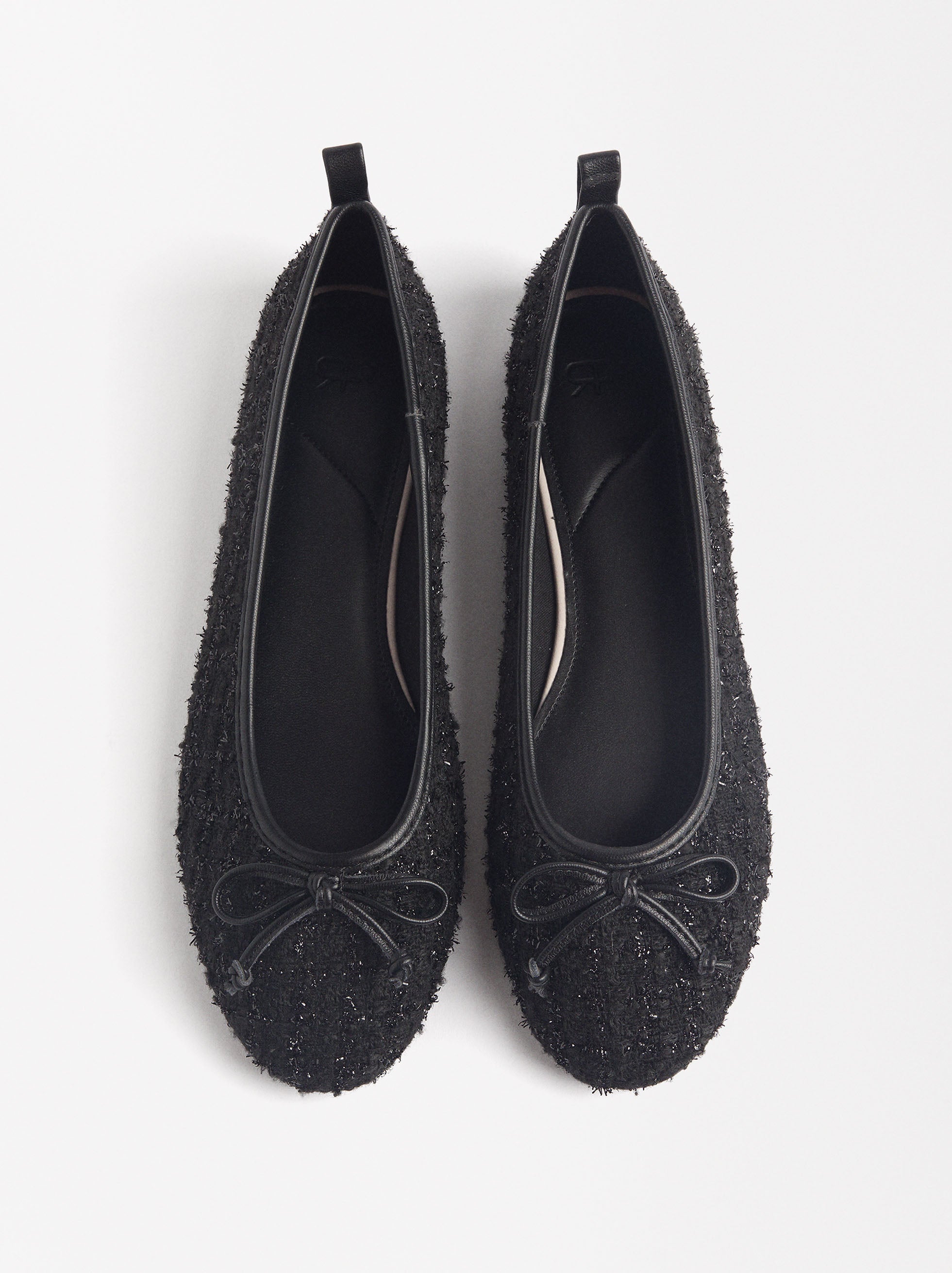 Bailarinas Con Efecto Tweed