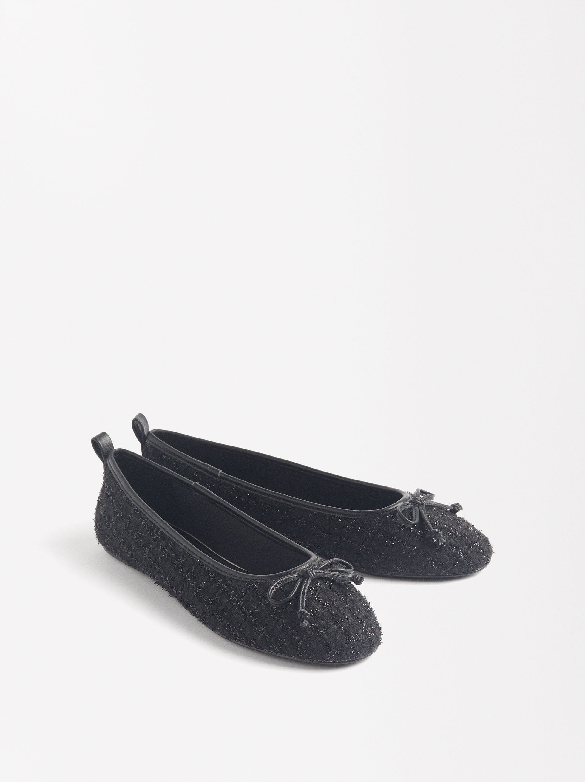 Bailarinas Con Efecto Tweed