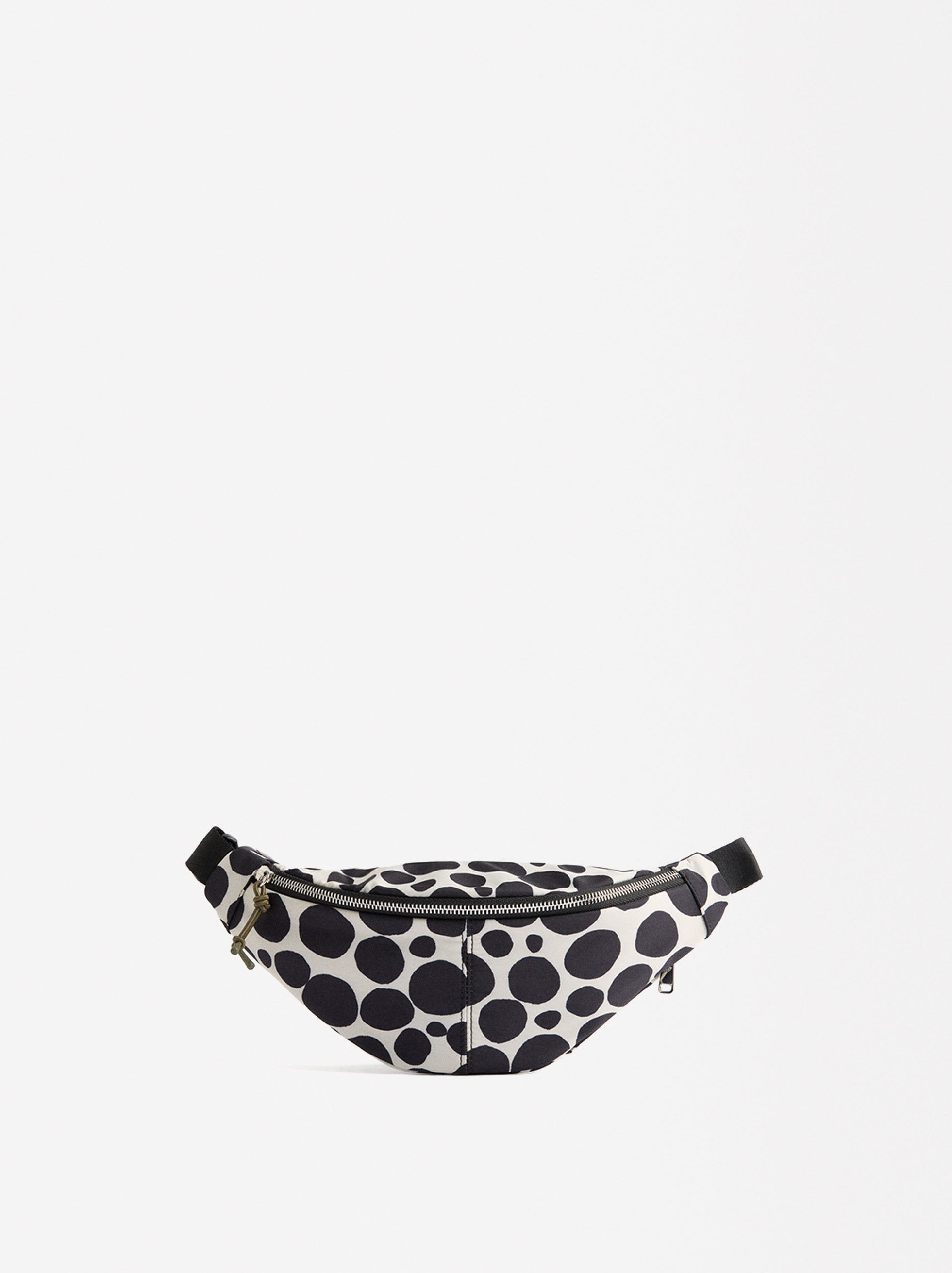 Bolso De Cintura De Nylon Estampada