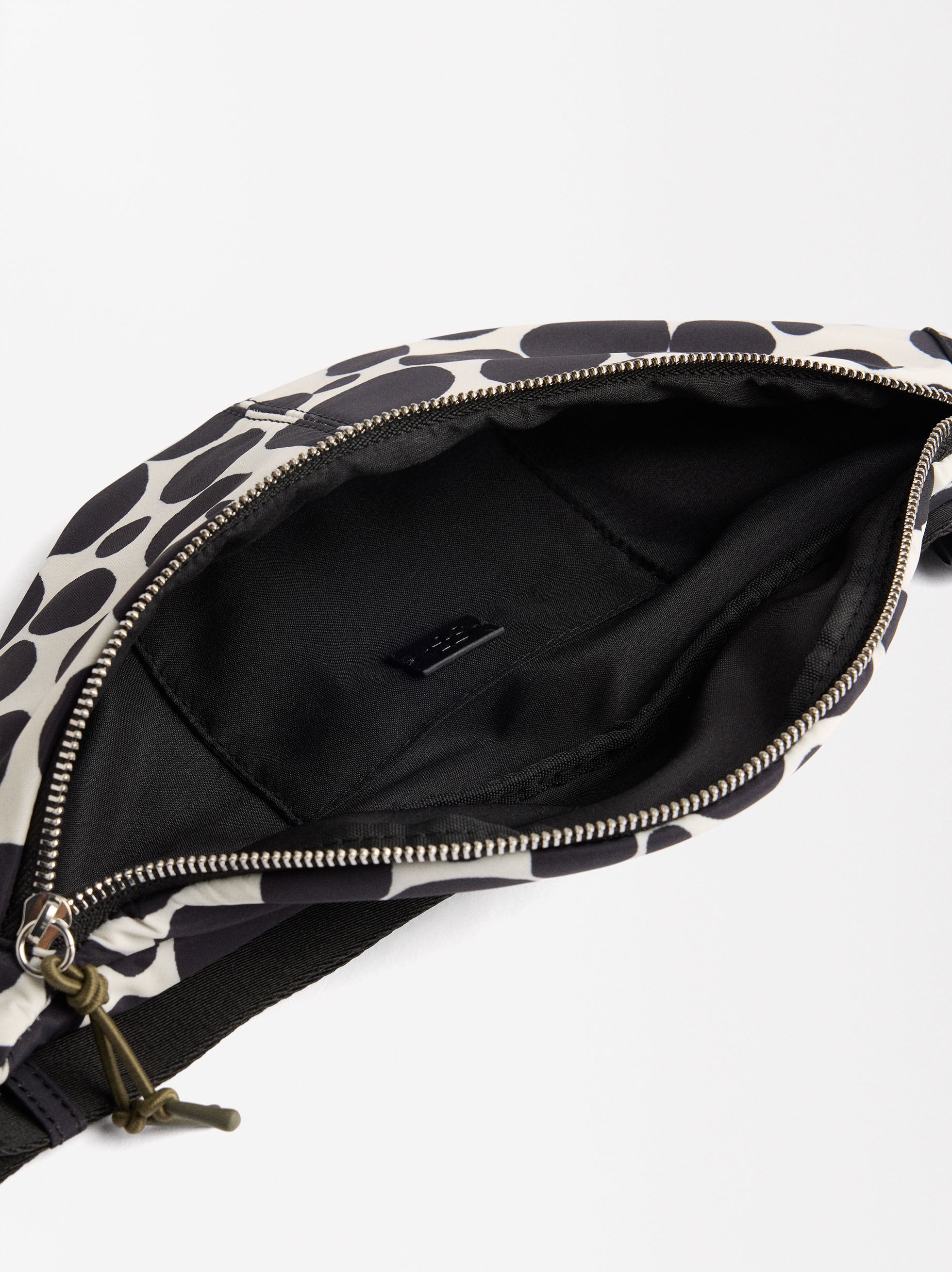 Bolso De Cintura De Nylon Estampada