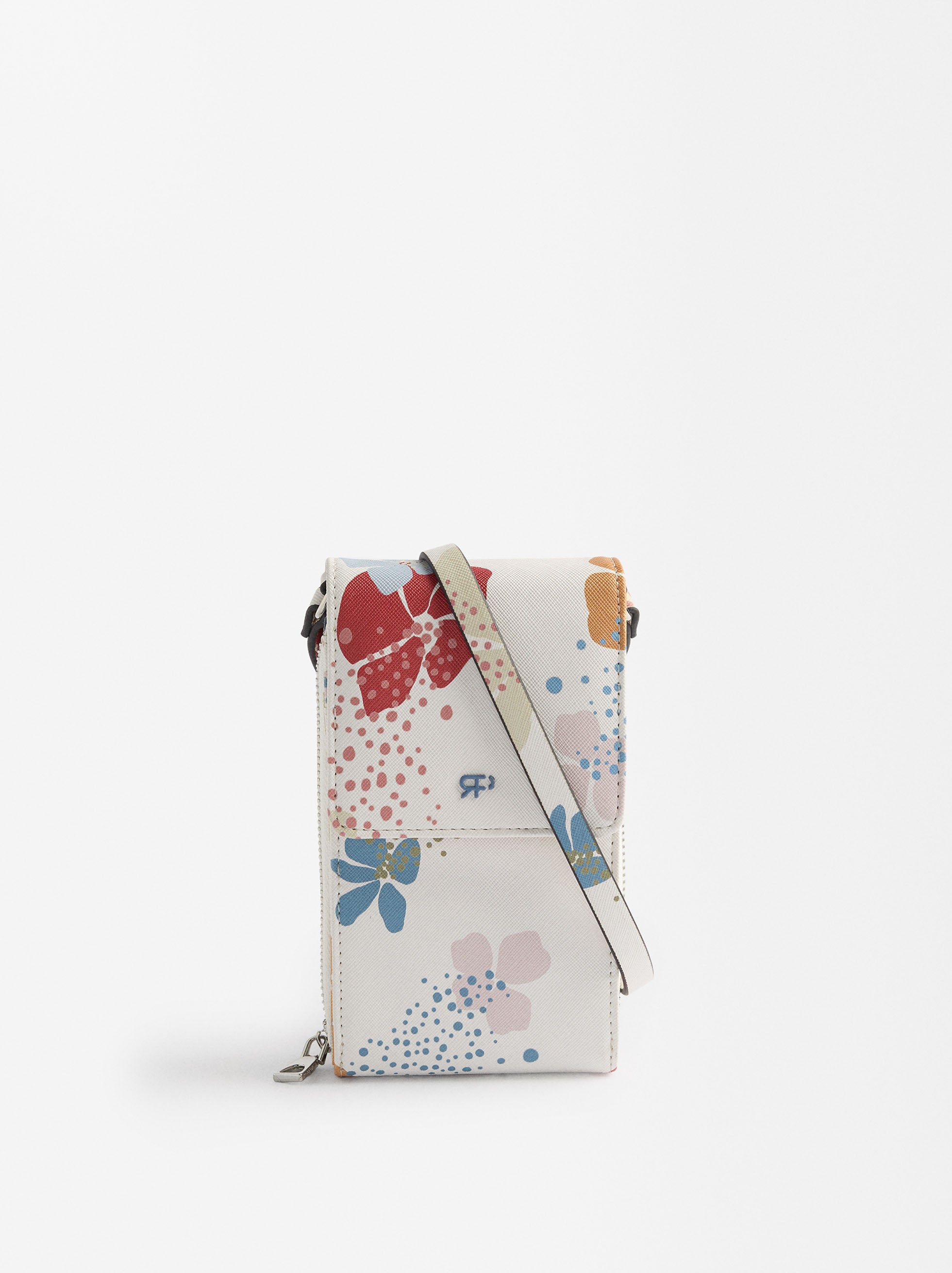 Bolso Para Móvil Estampado Floral