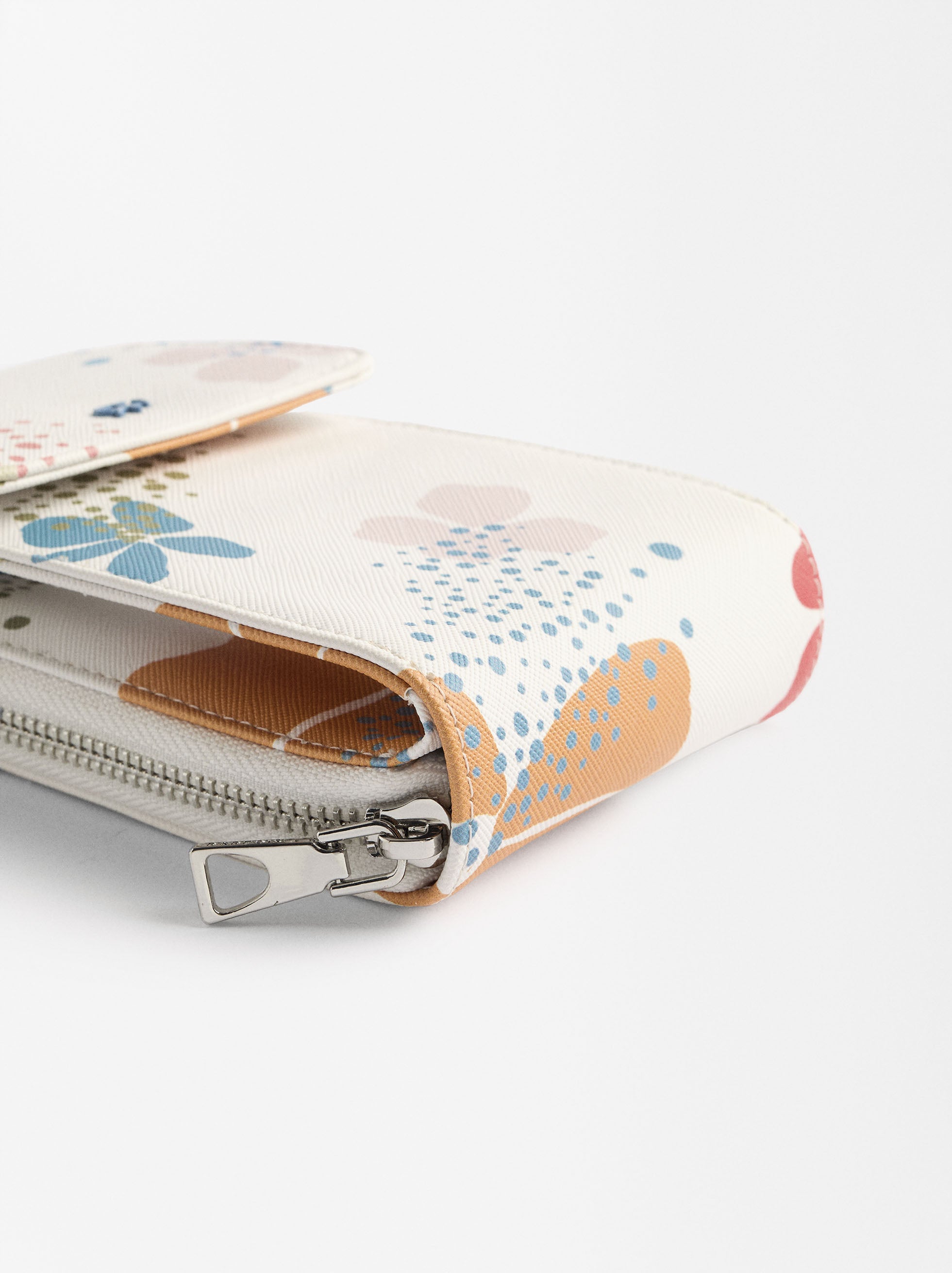 Bolso Para Móvil Estampado Floral