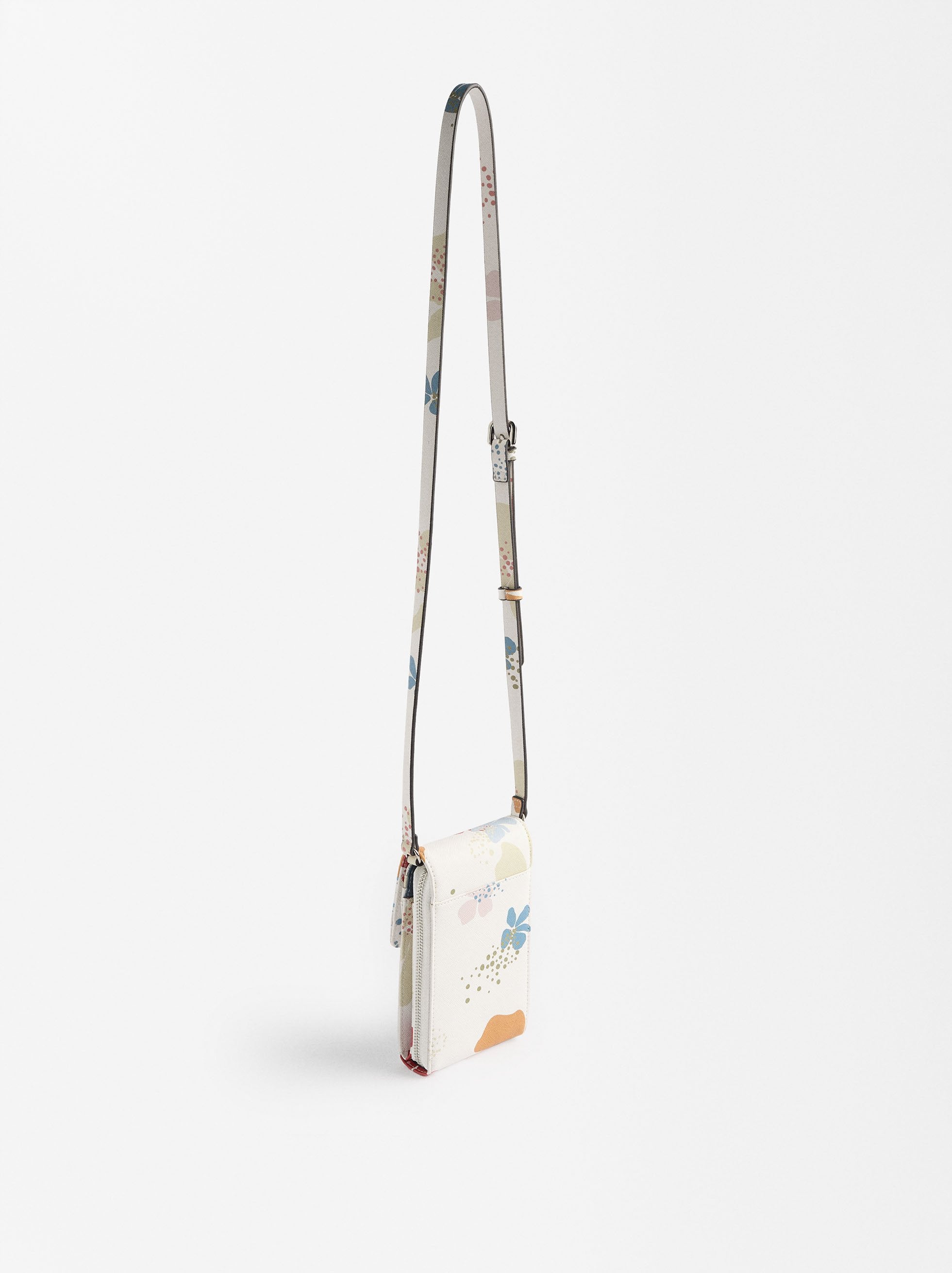 Bolso Para Móvil Estampado Floral
