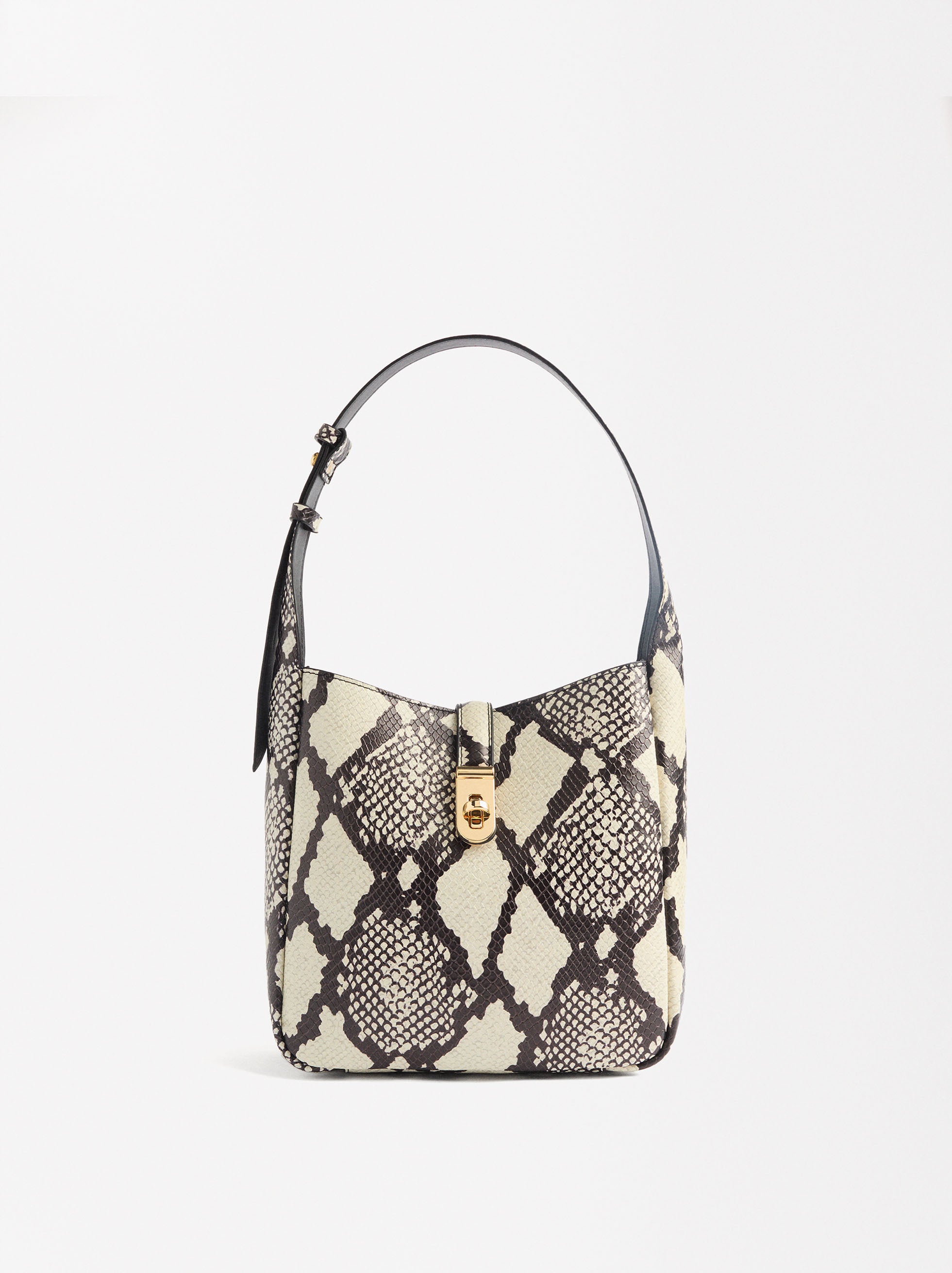 Bolso De Hombro Estampado Animal