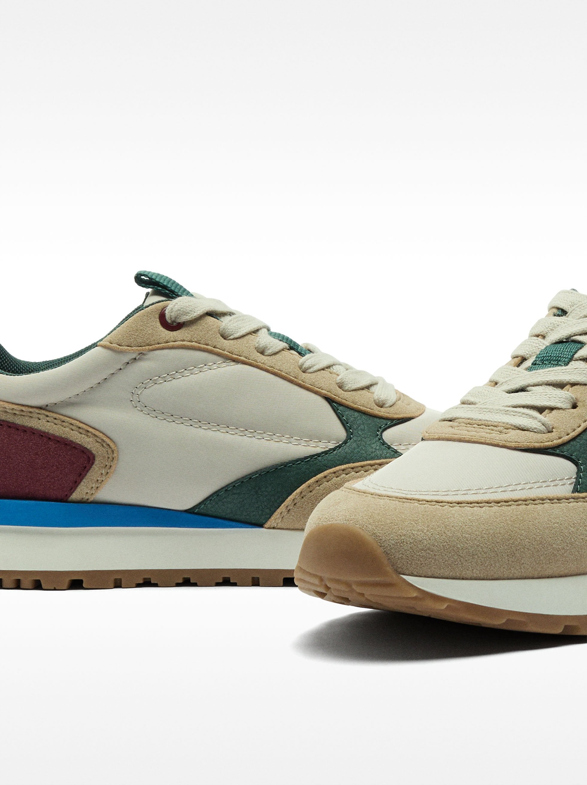 Zapatillas Contraste Multicolor